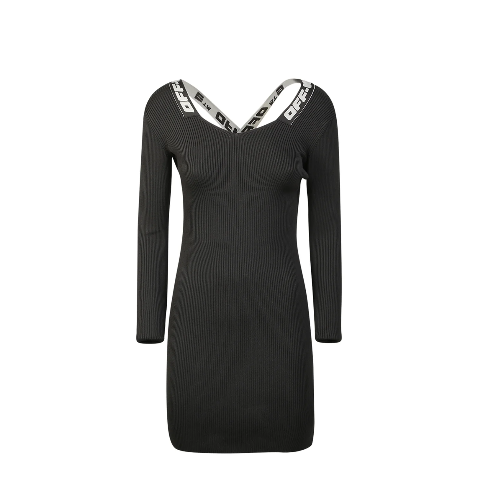 Logo Band Dress Black - Image 3