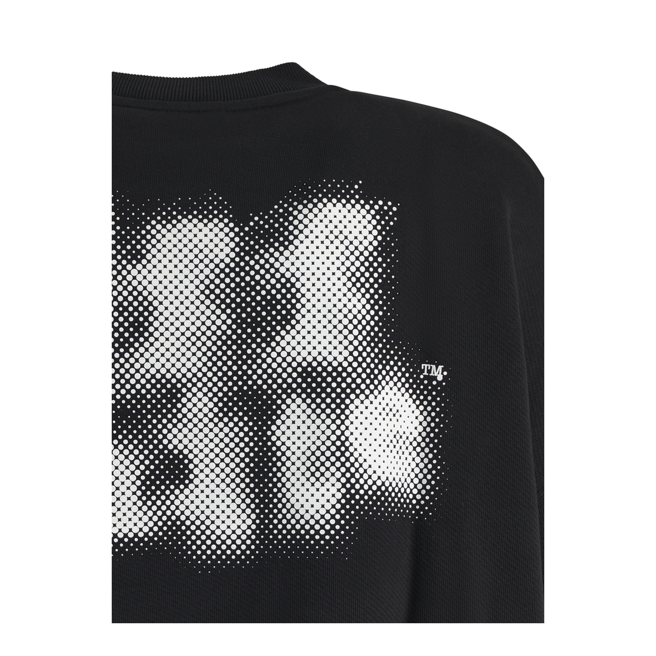 Men's Logo-Print Sweater Black - Image 3