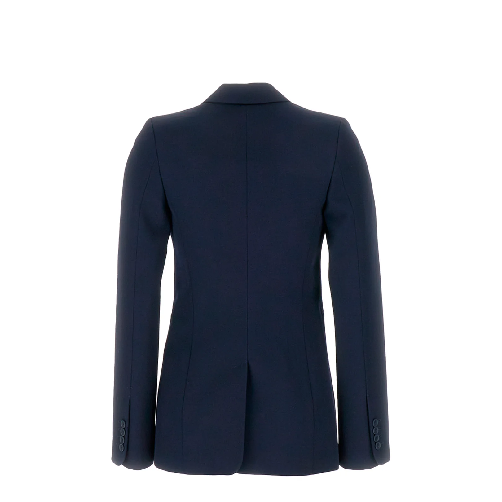 Navy Blue Wool Blazer - Image 2
