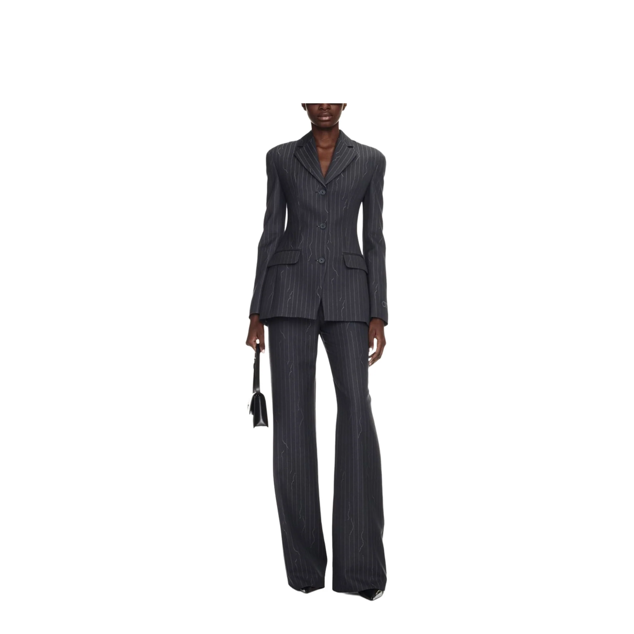 Pinstriped Trousers - Image 3