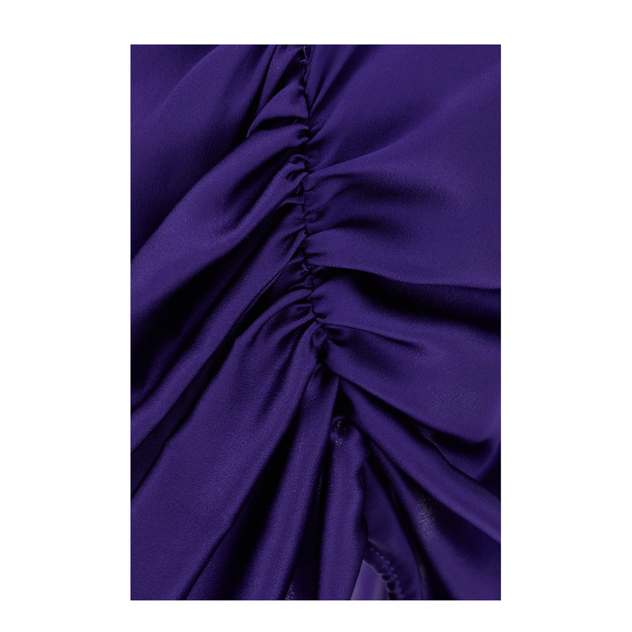 Satin Key Dress Blue - Image 3