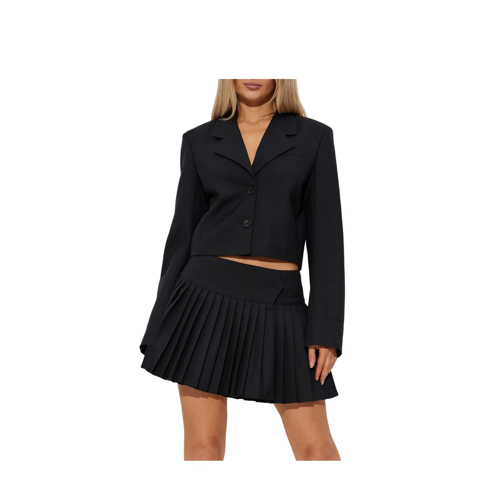 Blazer Black Wool - Image 3