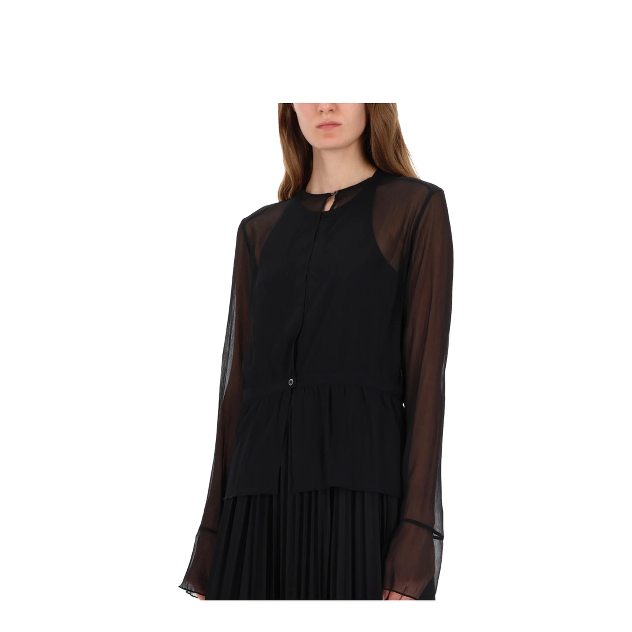 Blouse with Wrinkled Finish - Image 4