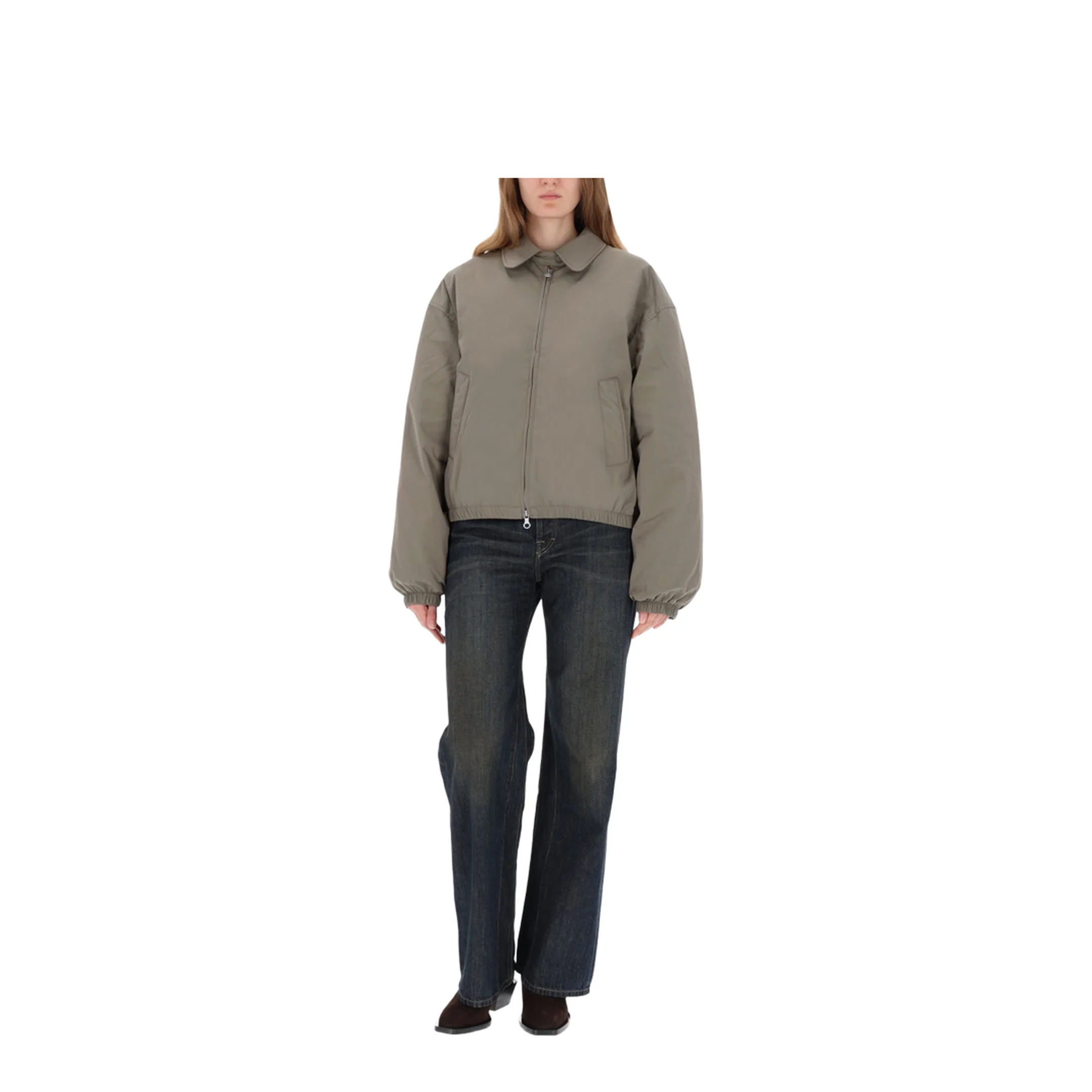 Cropped Avenue Puffa Jacket - Image 2