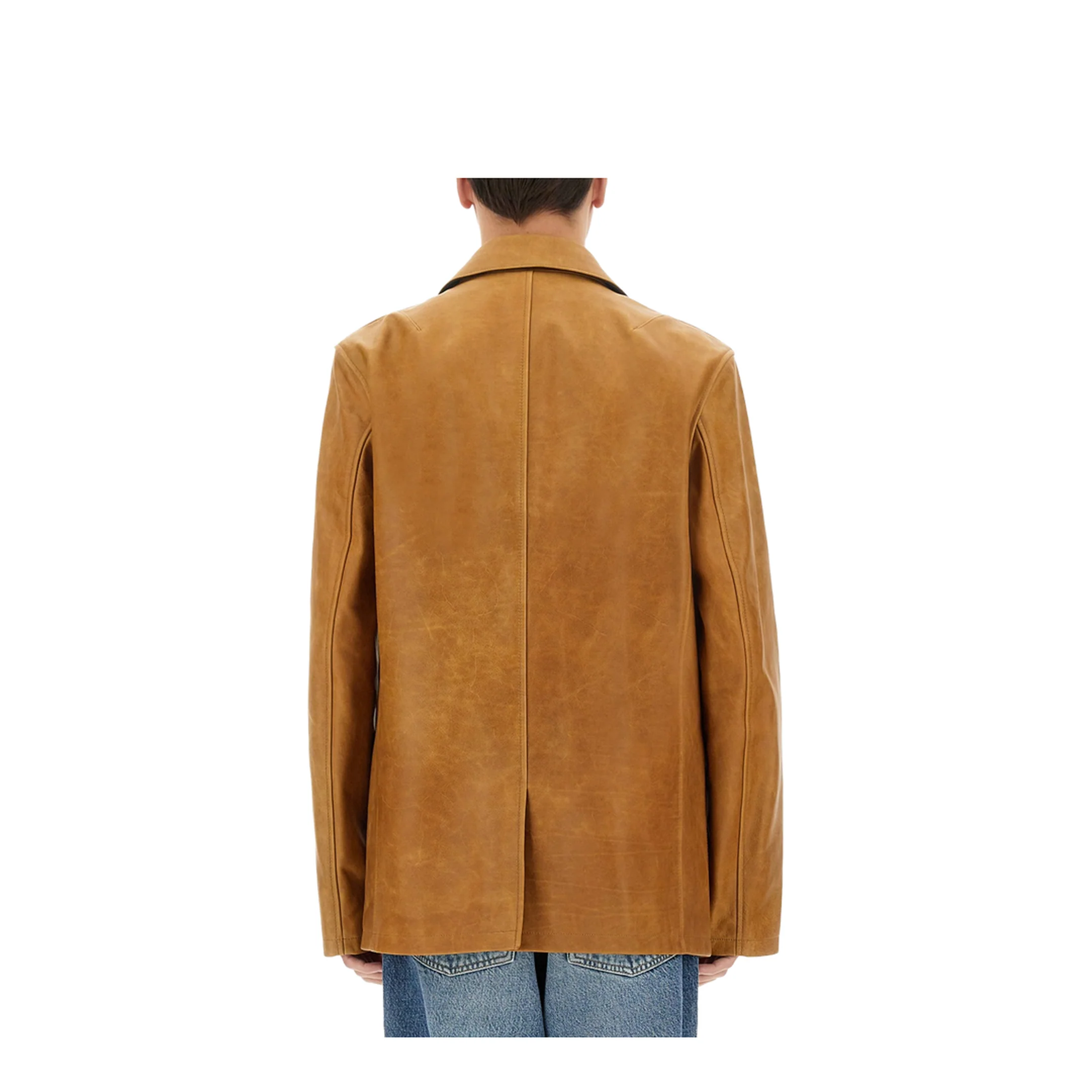 Leather Opening Blazer - Image 3