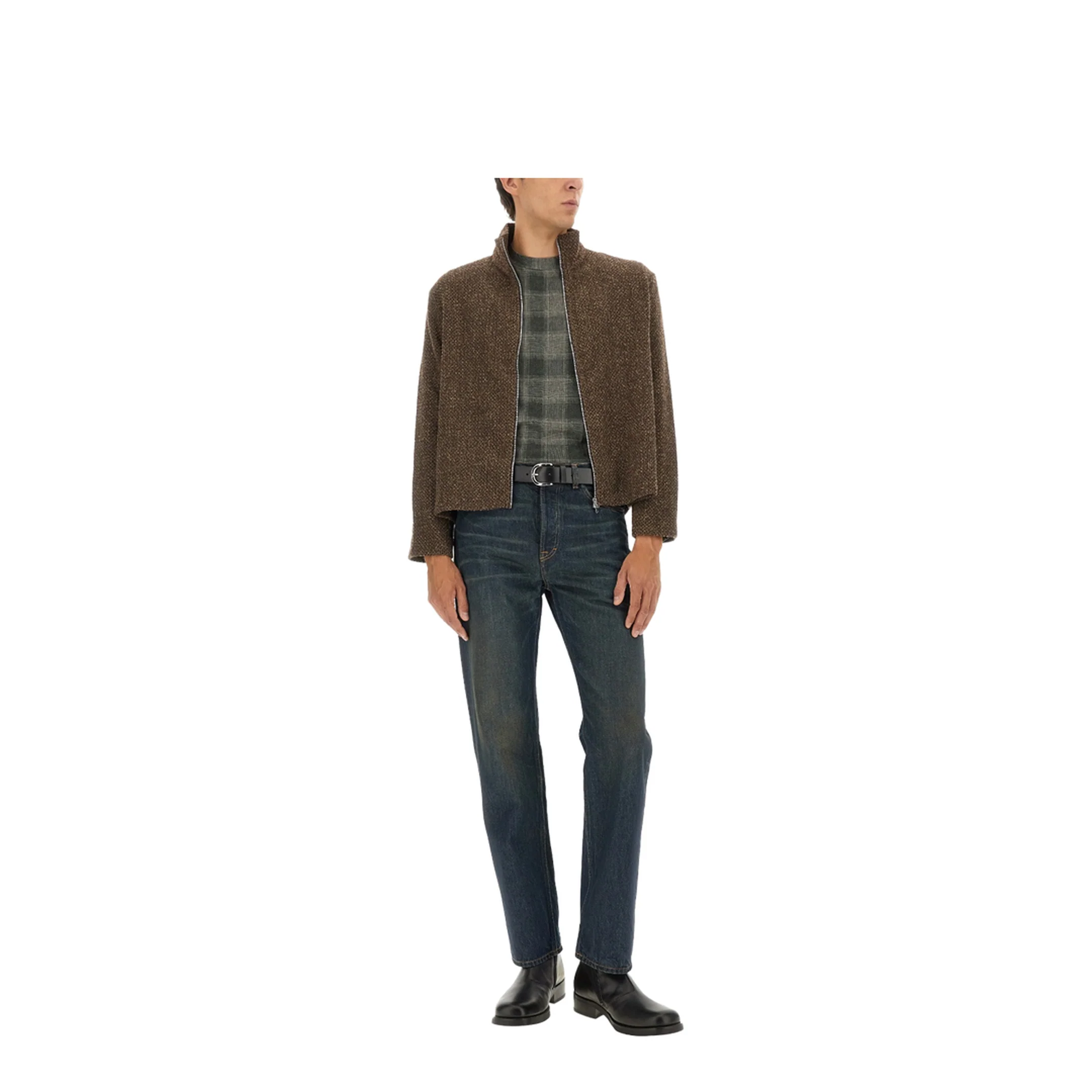 Shrunken Zipered Sweatshirt - Image 2