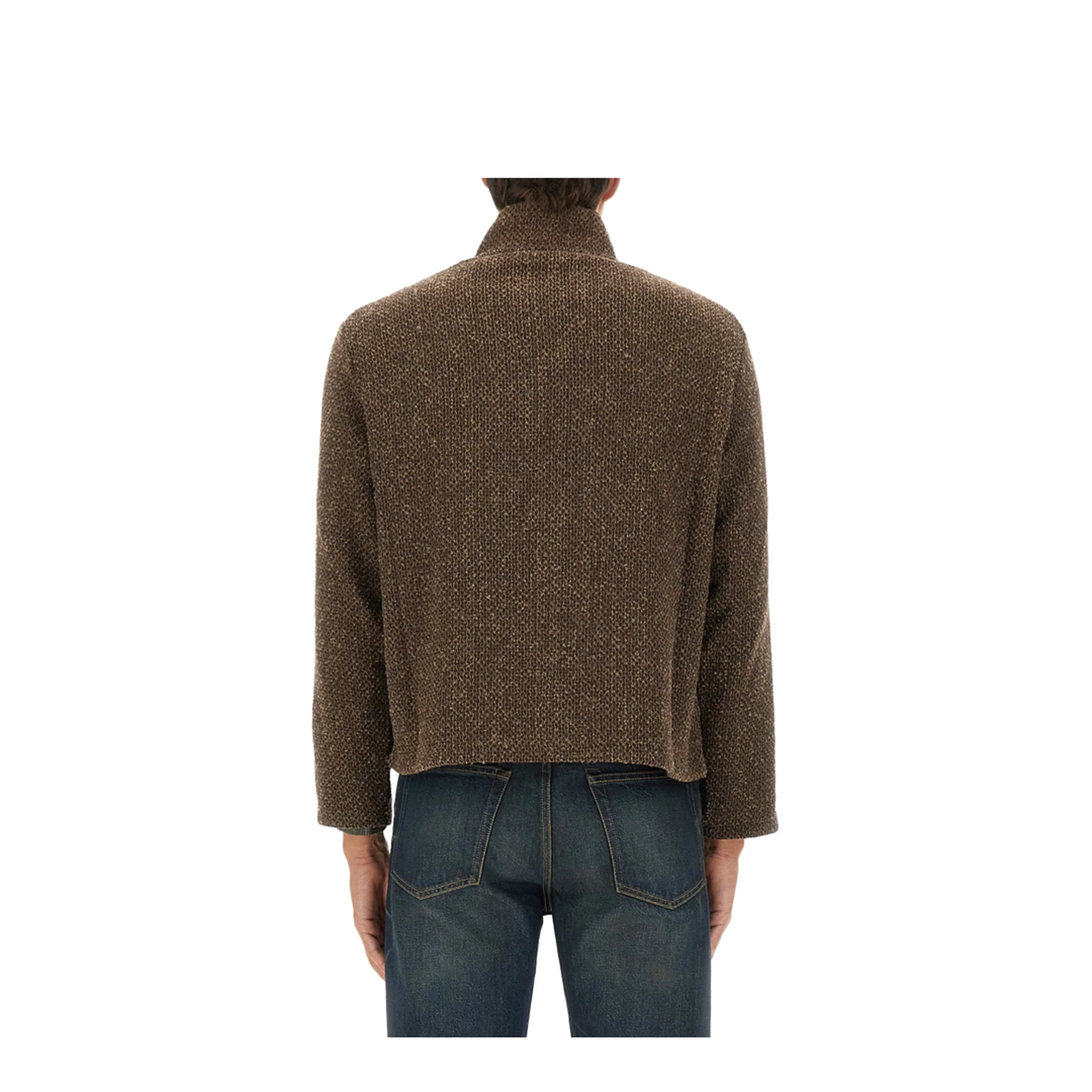 Shrunken Zipered Sweatshirt - Image 3