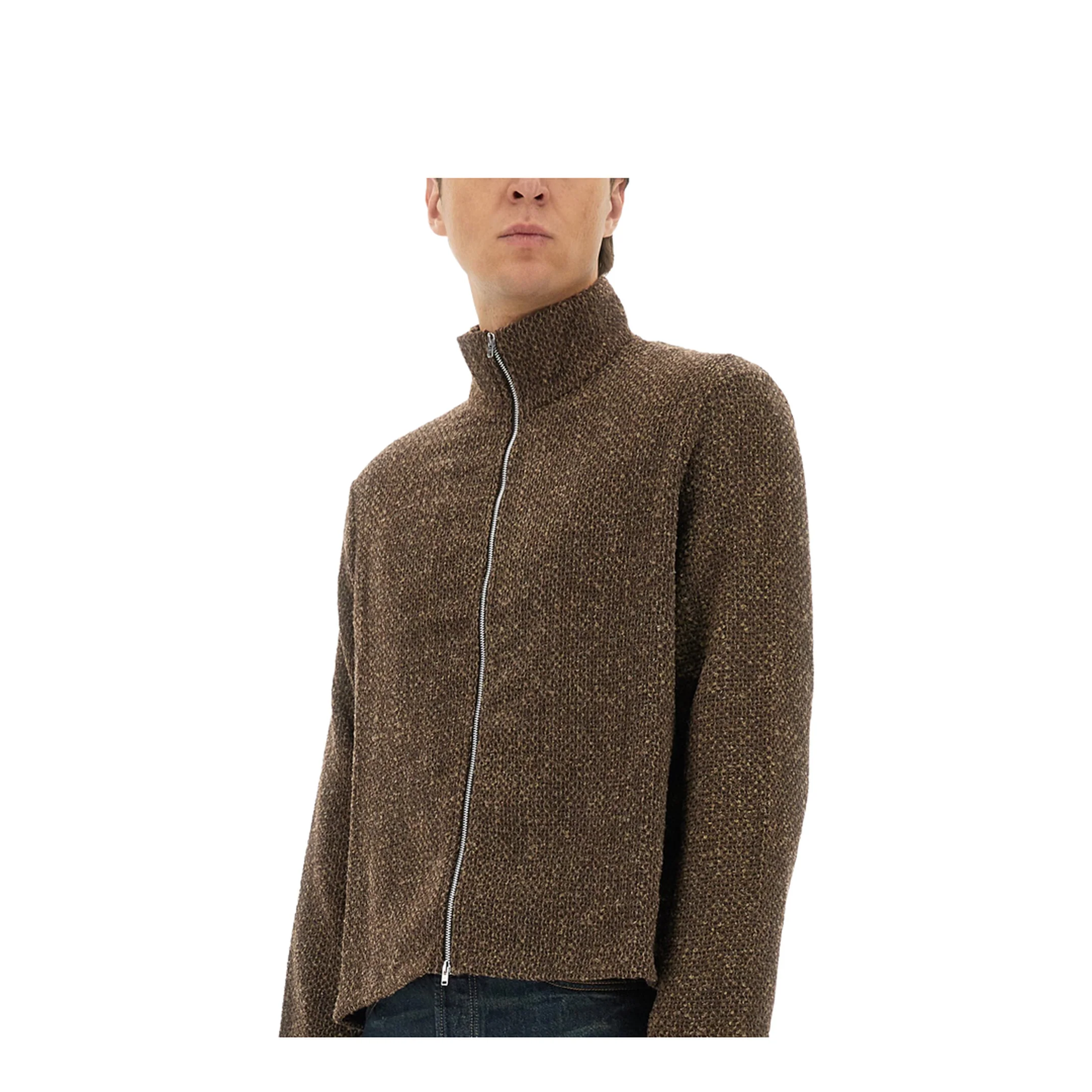 Shrunken Zipered Sweatshirt - Image 4