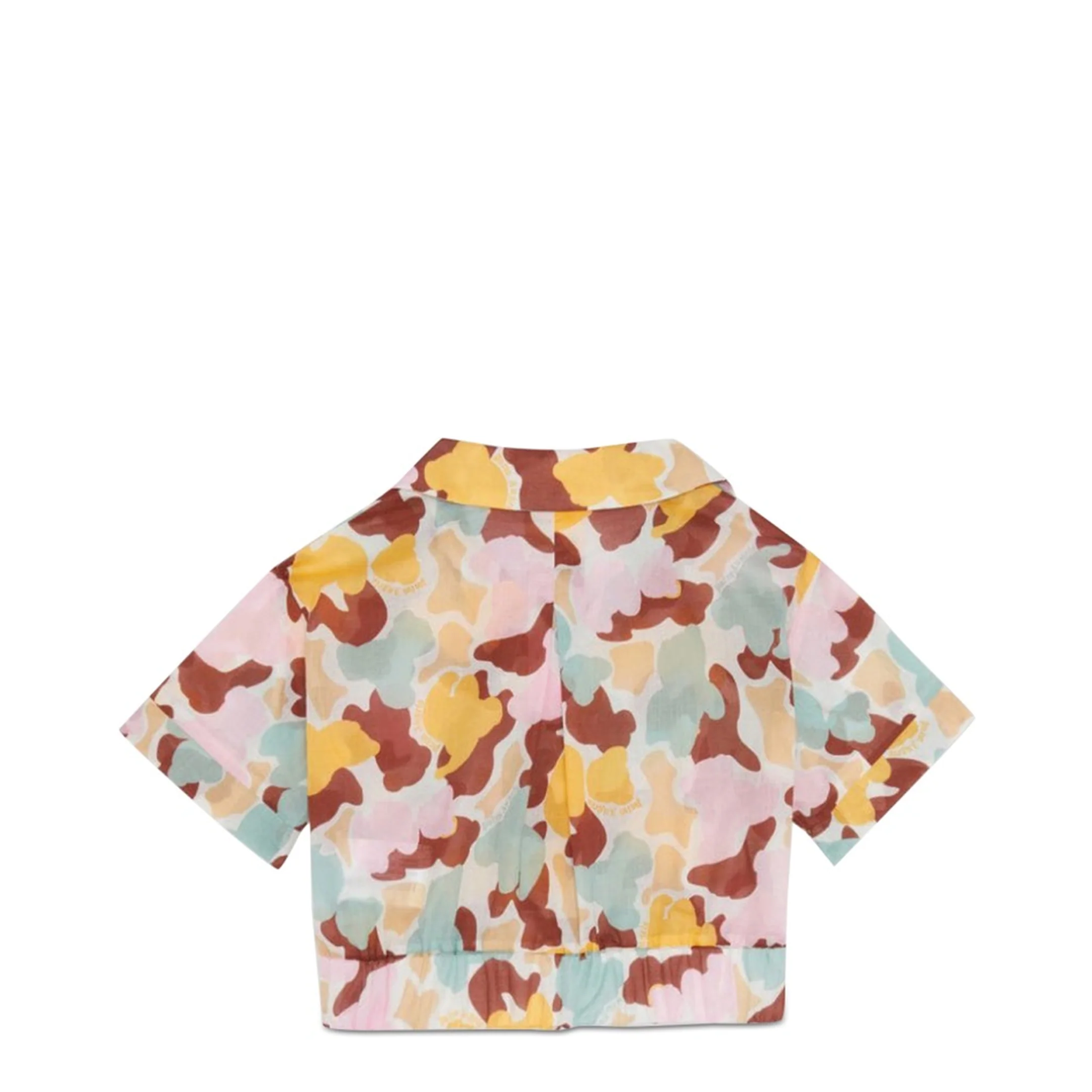 Cropped Shirt AOP Camu - Image 2