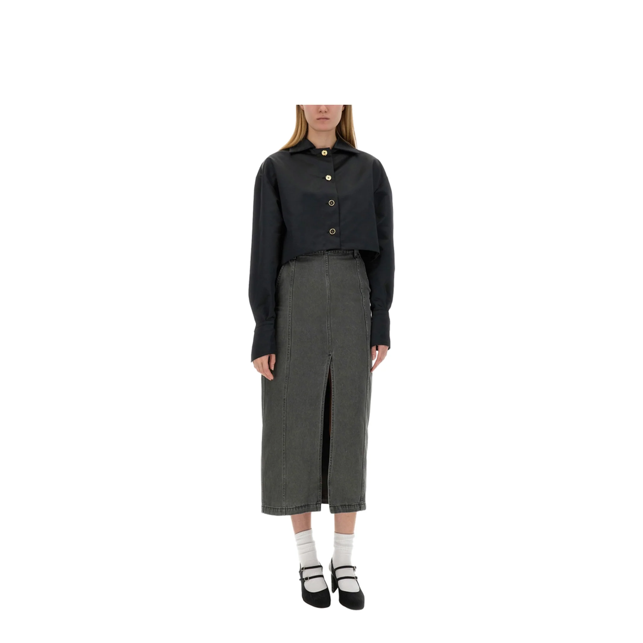 Cropped Fit Jacket - Image 2