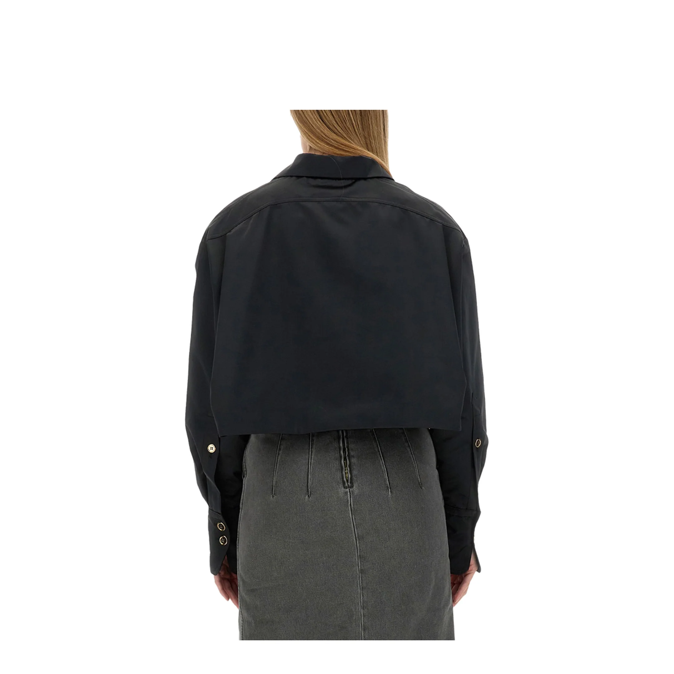 Cropped Fit Jacket - Image 3