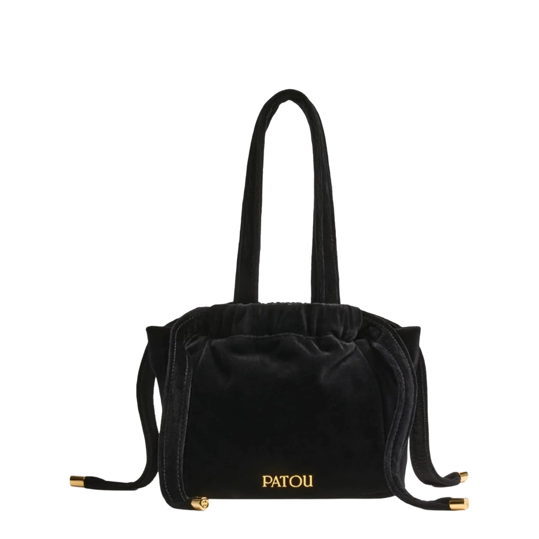 Evening Velvet Bag with Drawstring Closure