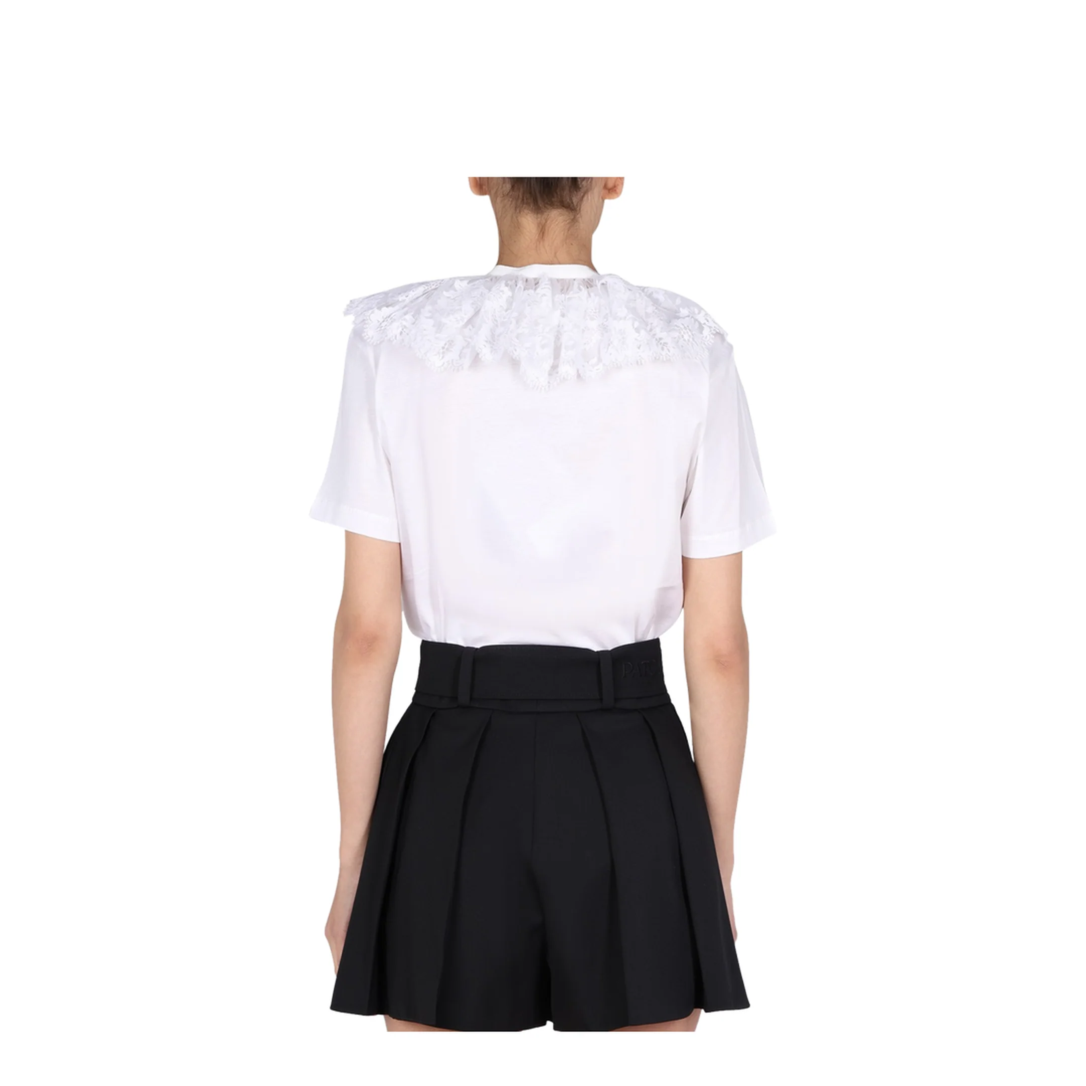 Lace Embroidery T-Shirt - Image 2