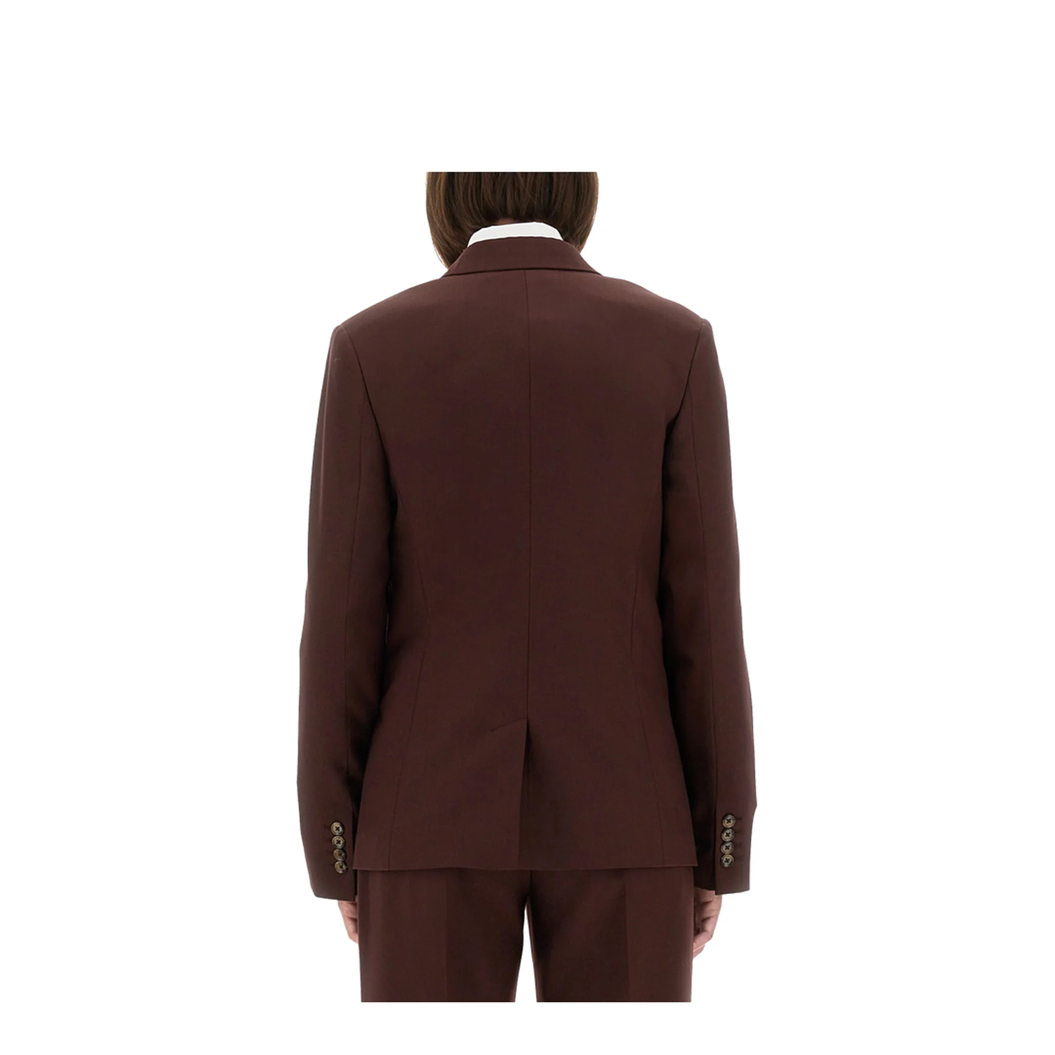 Double-Breasted Wool Blazer - Image 3