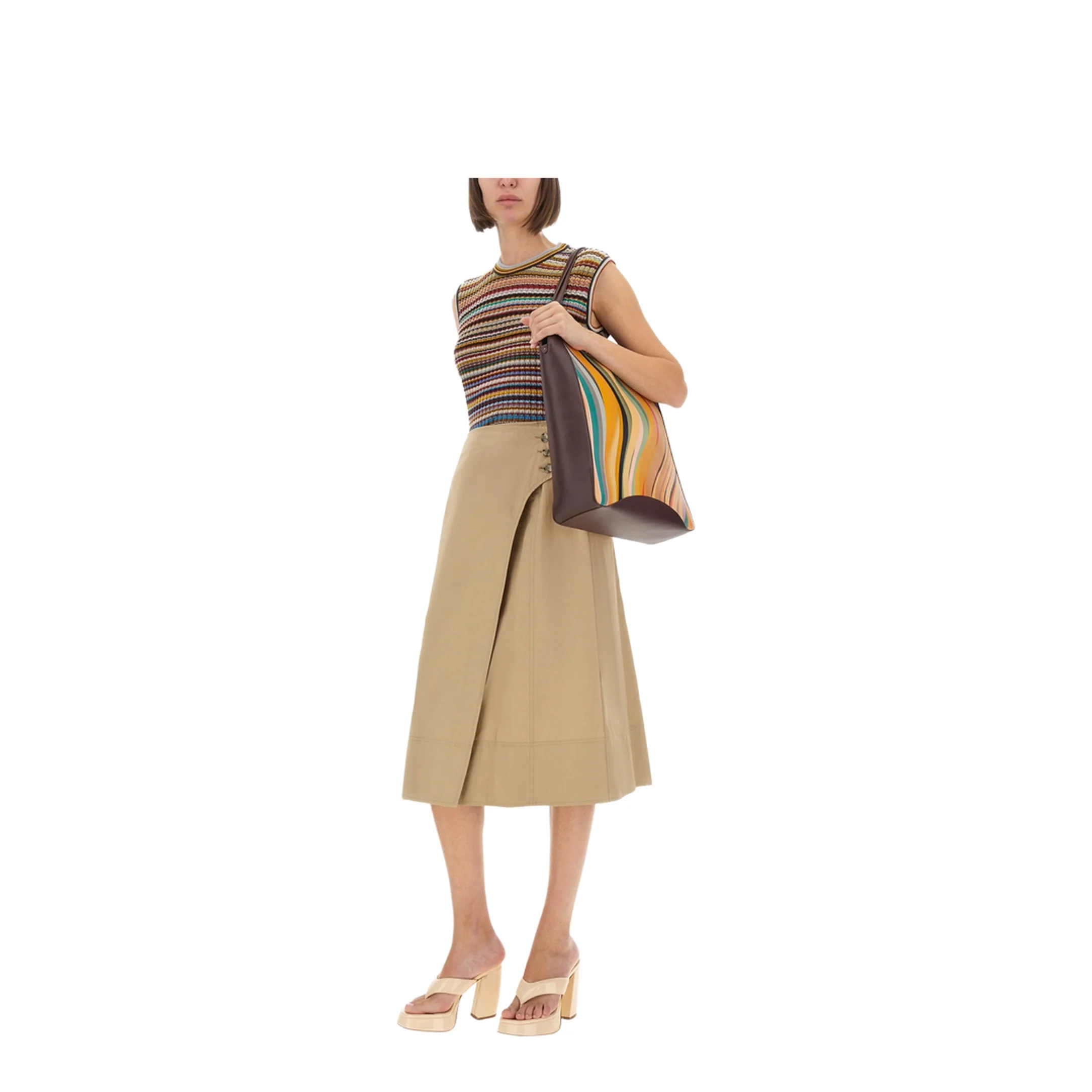 Signature Stripe Knit Vest - Image 2