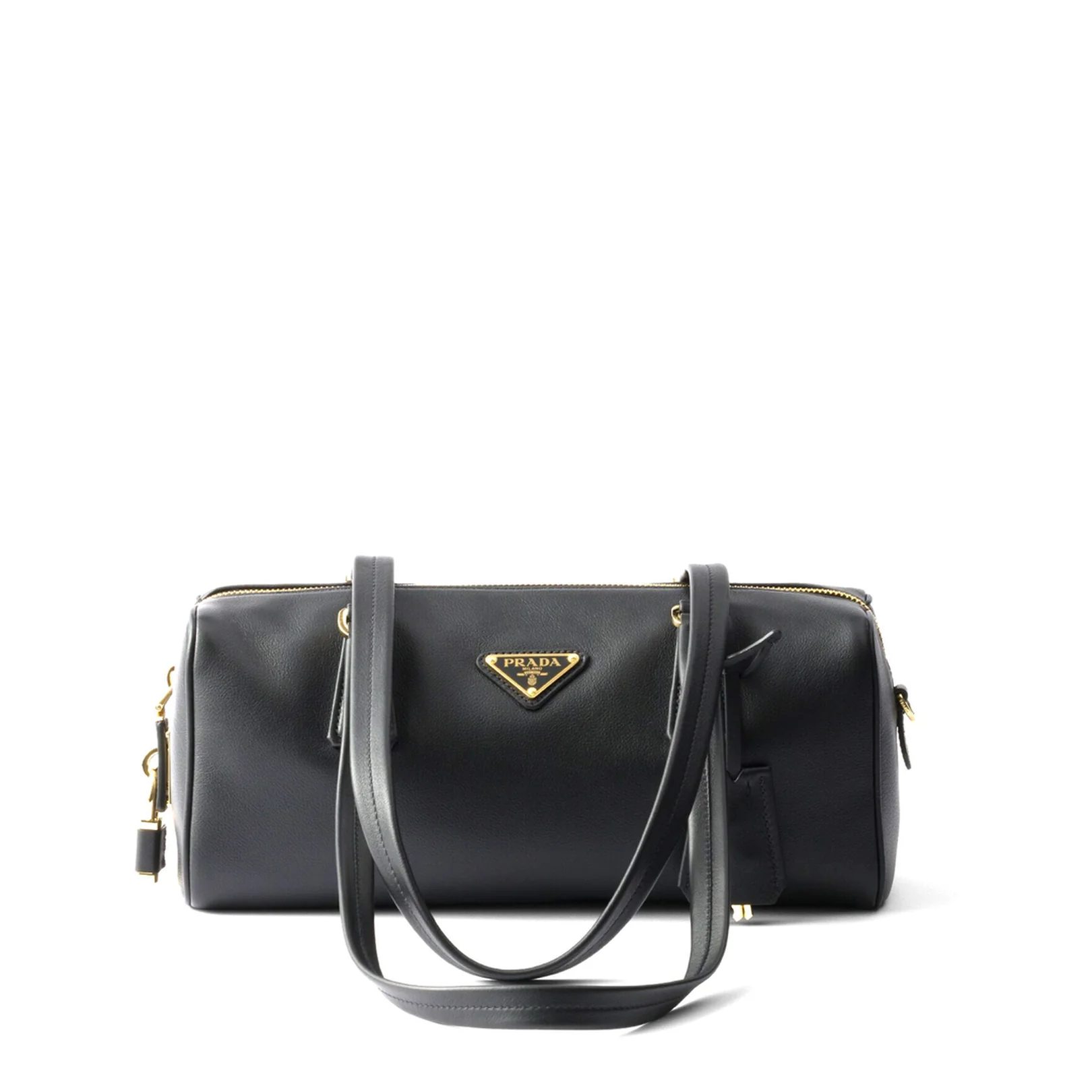 Black Leather Shoulder Bag