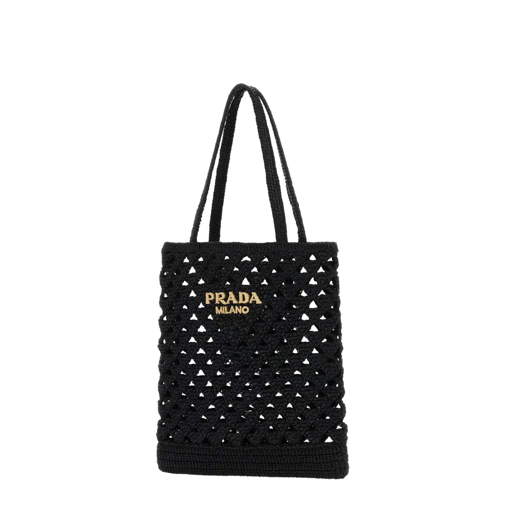 Black Straw Handbag - Image 2