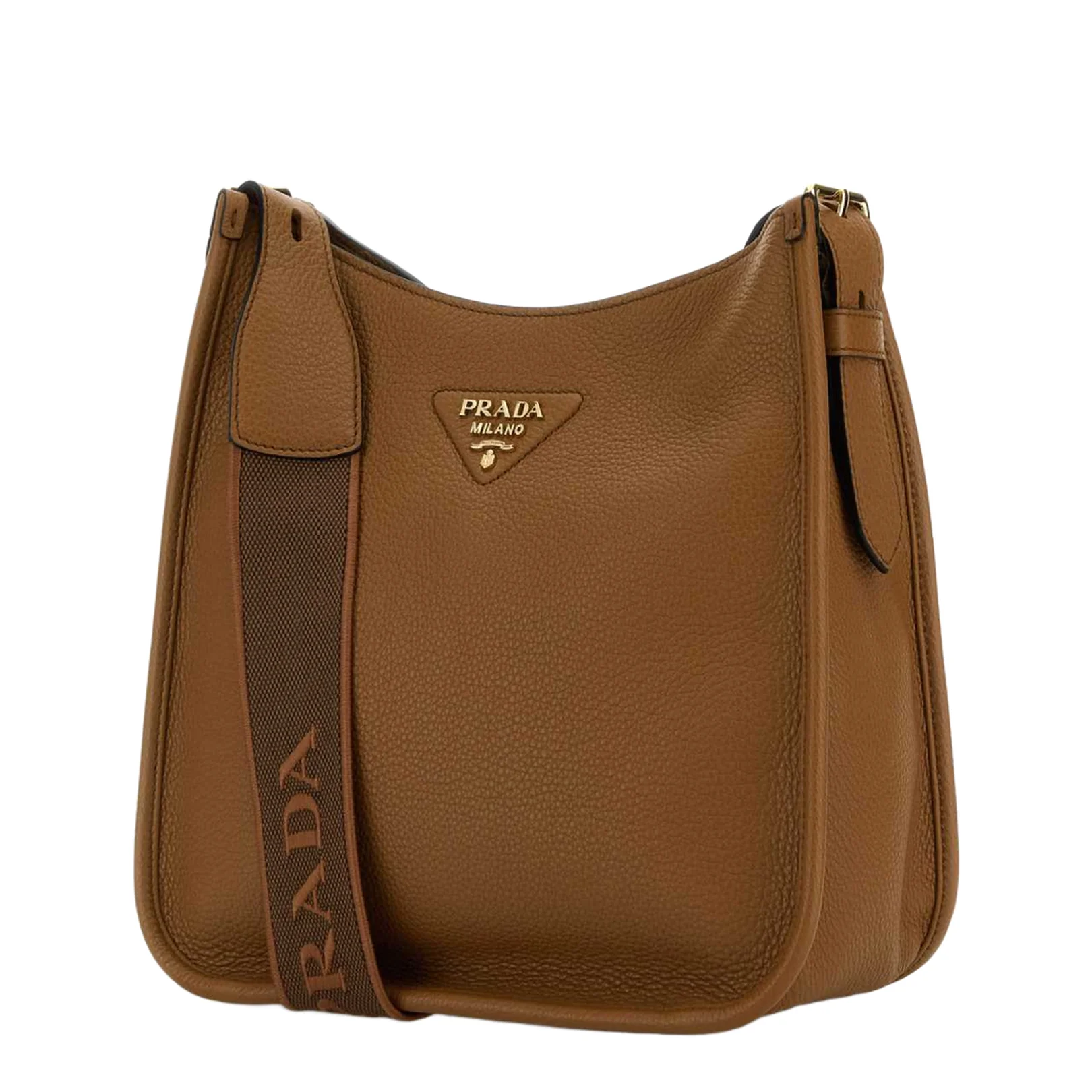 Caramel Leather Shoulder Bag - Image 2