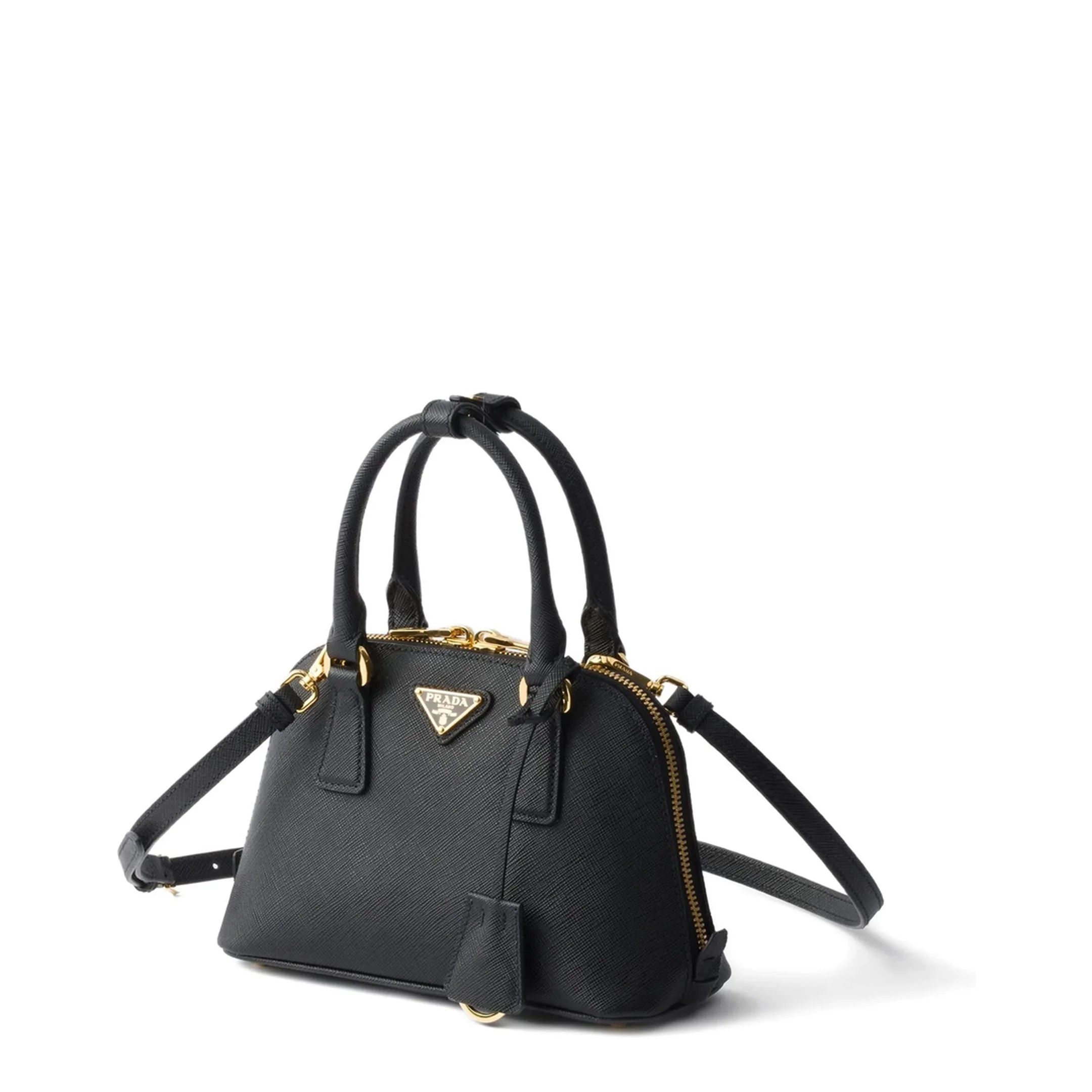 Elegant Black Leather Handbag - Image 3