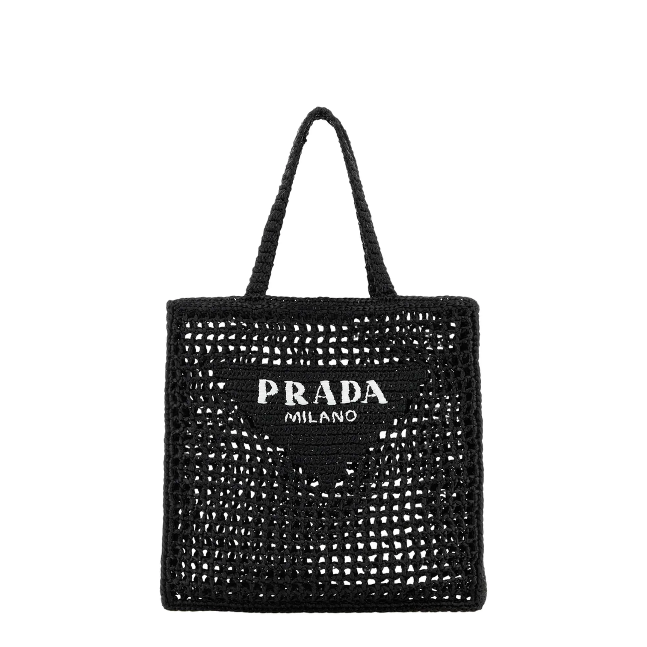 Pink Raffia Shopping Bag - Image 3