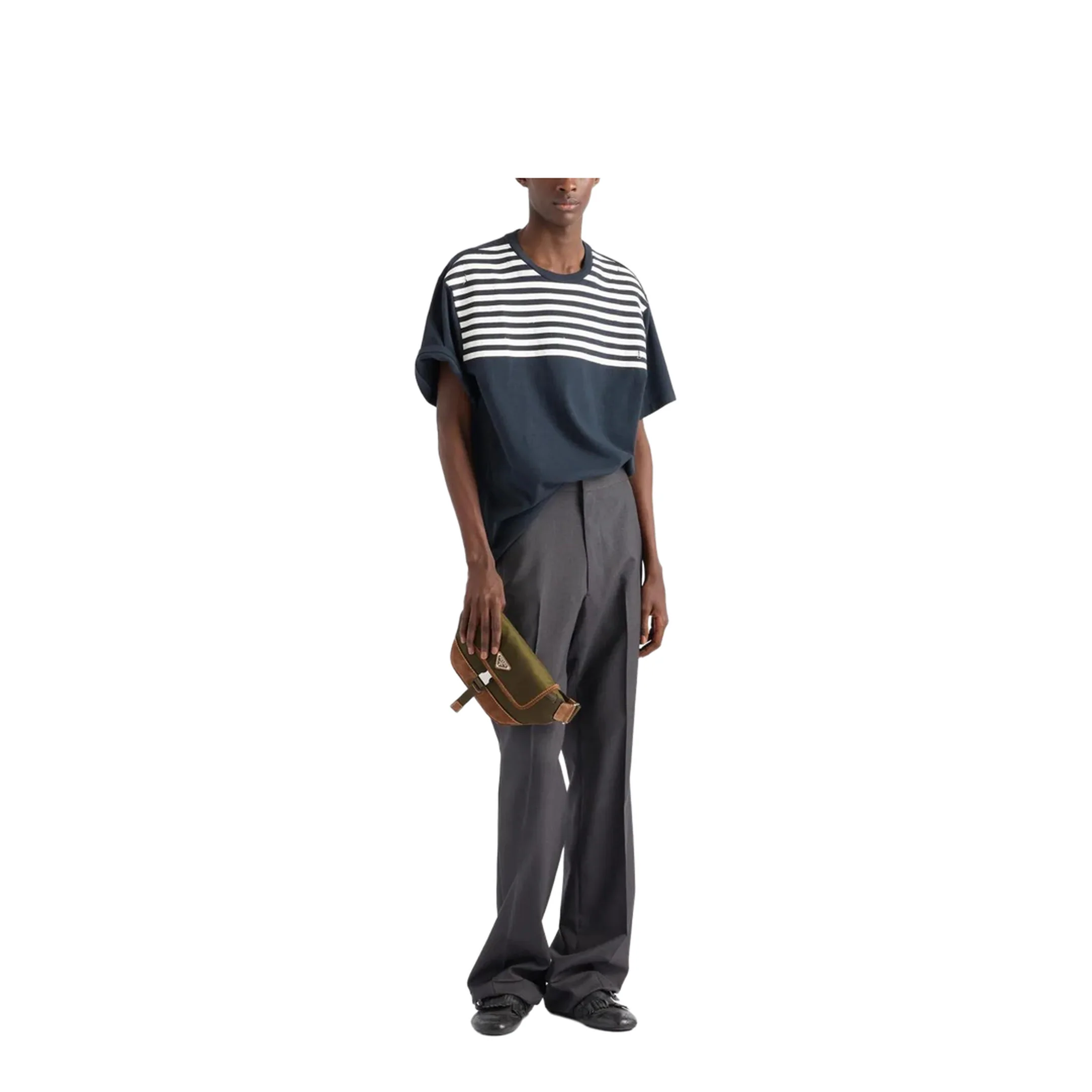 Re-Nylon and Suede Fanny Pack - Image 2