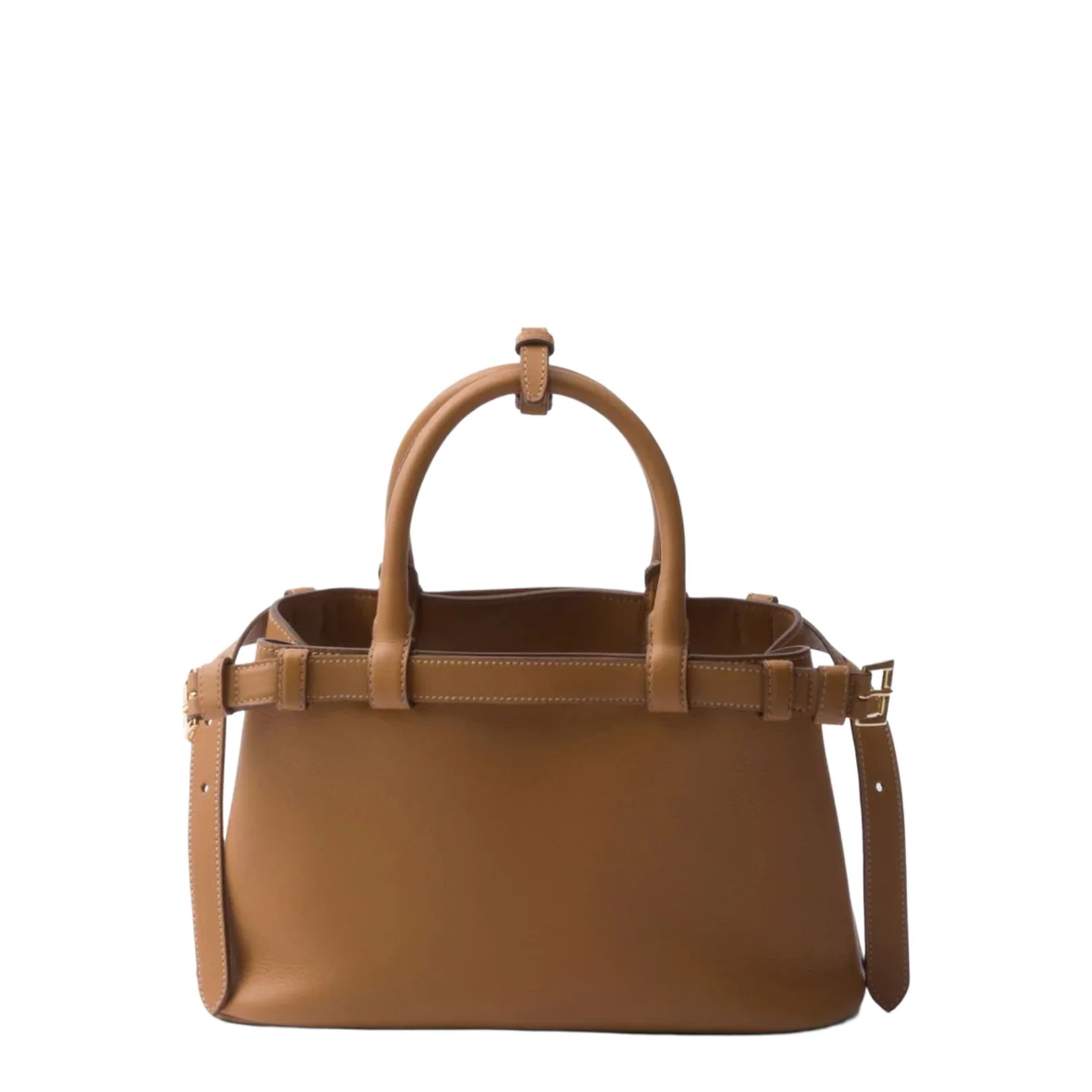 Small Belted Leather Two-Way Bag - Image 2
