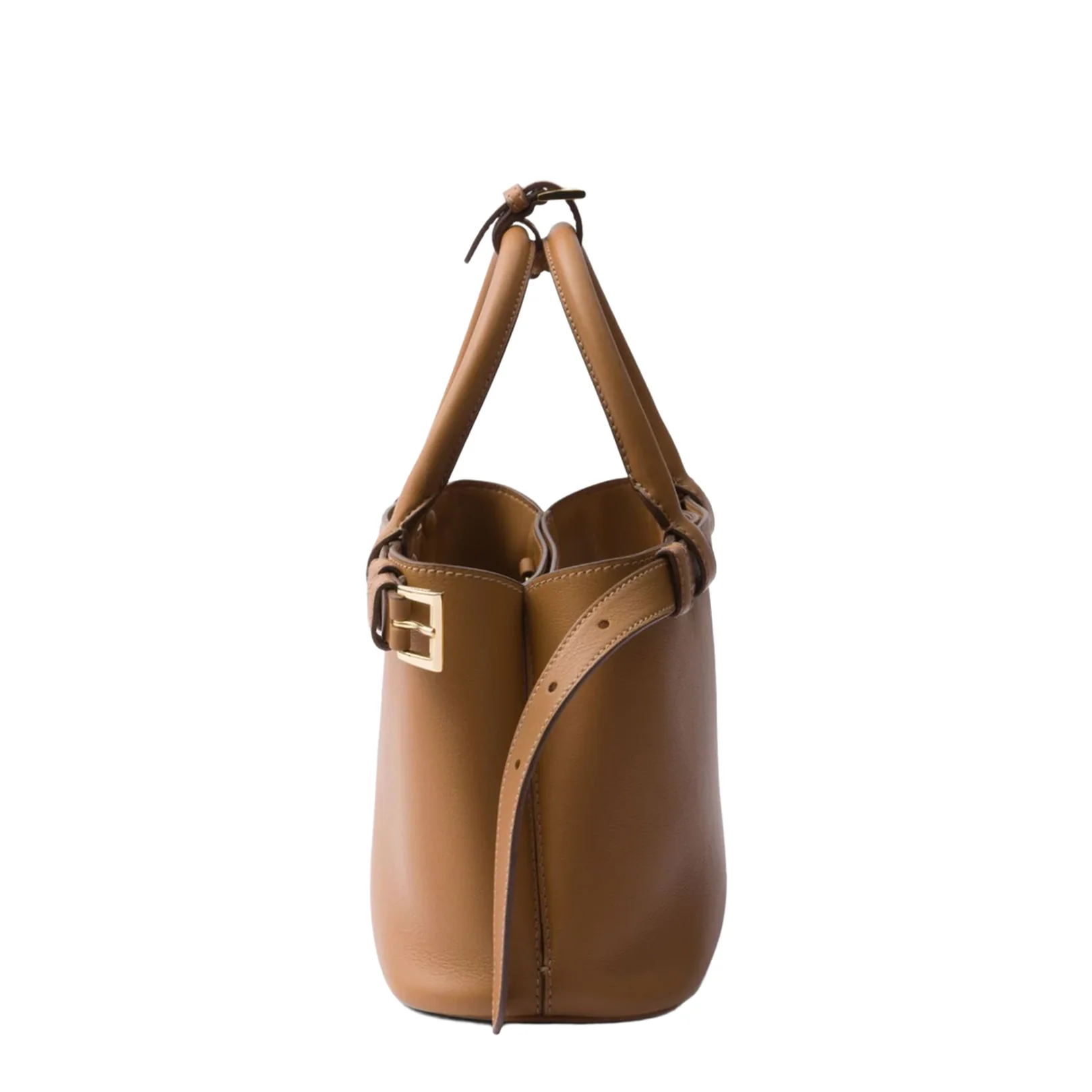 Small Belted Leather Two-Way Bag - Image 4
