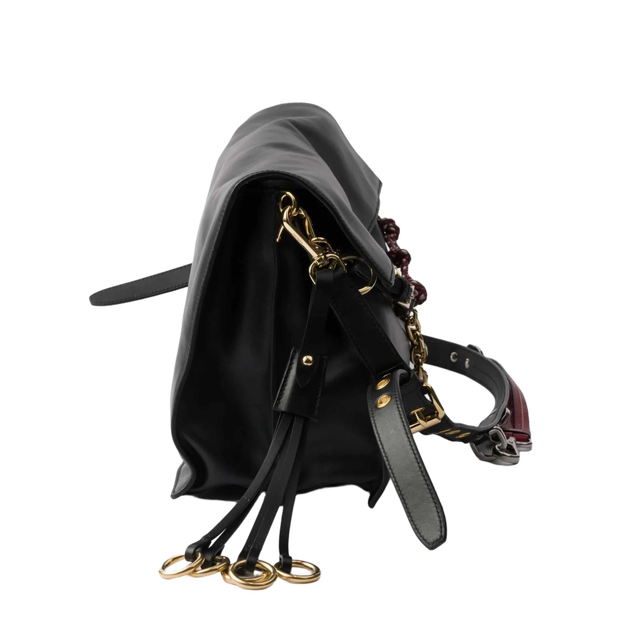 Soft Sound Large Leather Shoulder Bag - Image 3