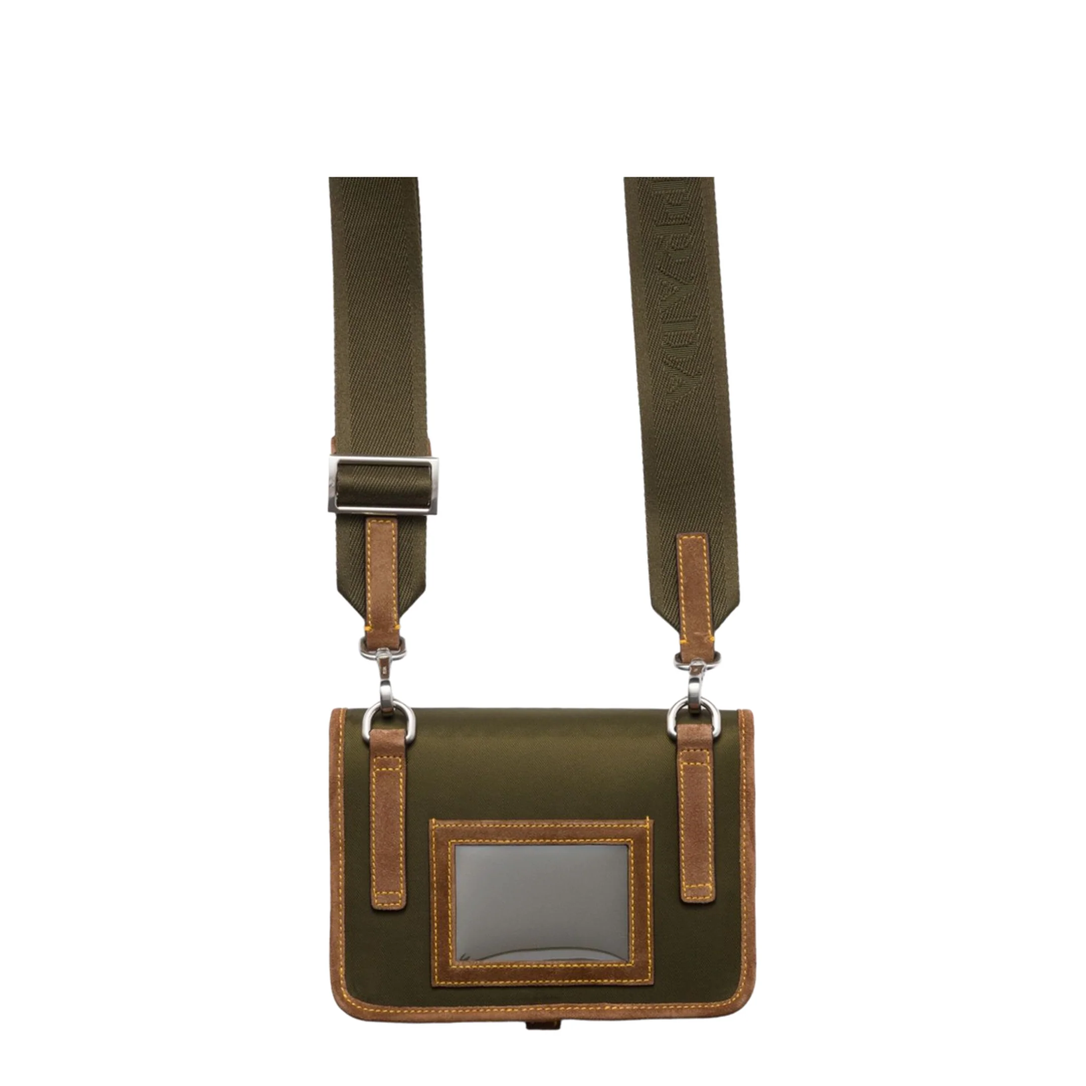 Two-Tone Re-Nylon and Suede Phone Holder - Image 3