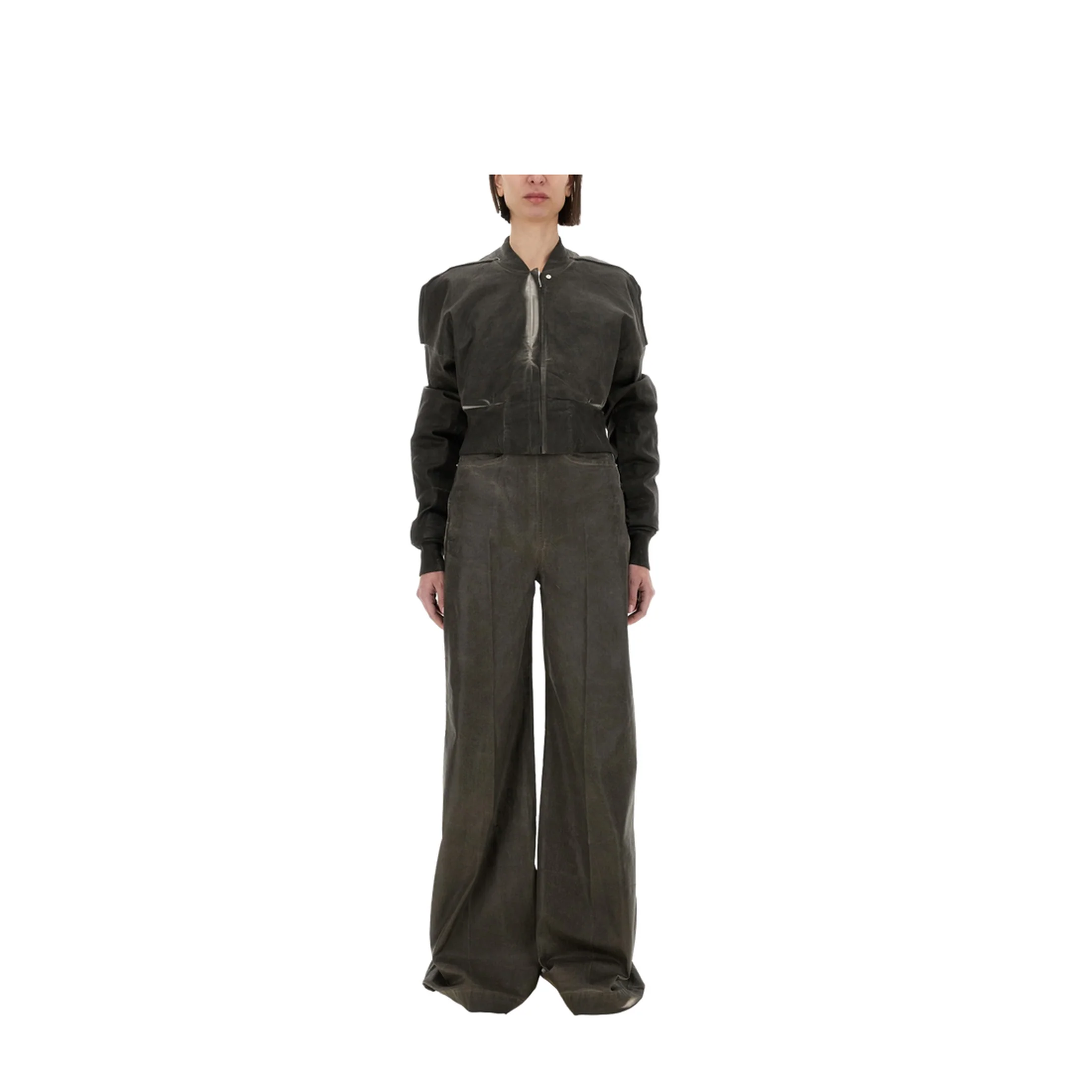 Cropped Bomber Jacket Flight JKT