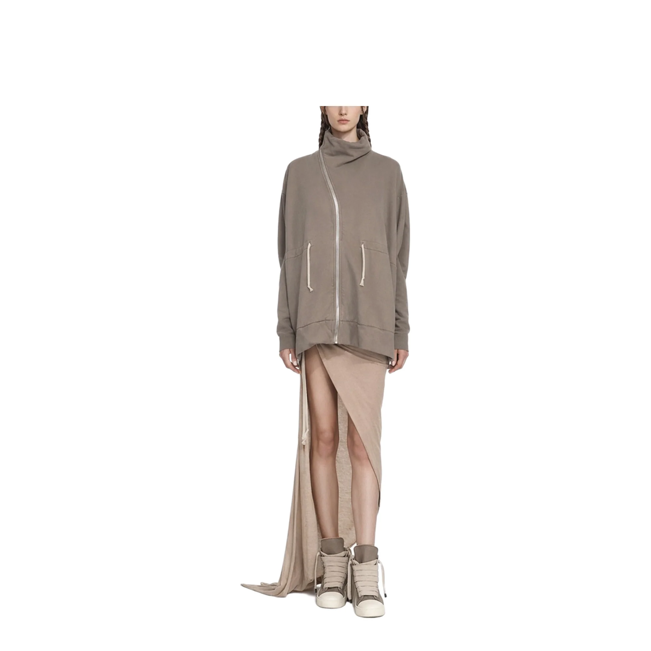 Long Skirt with Slit - Image 2