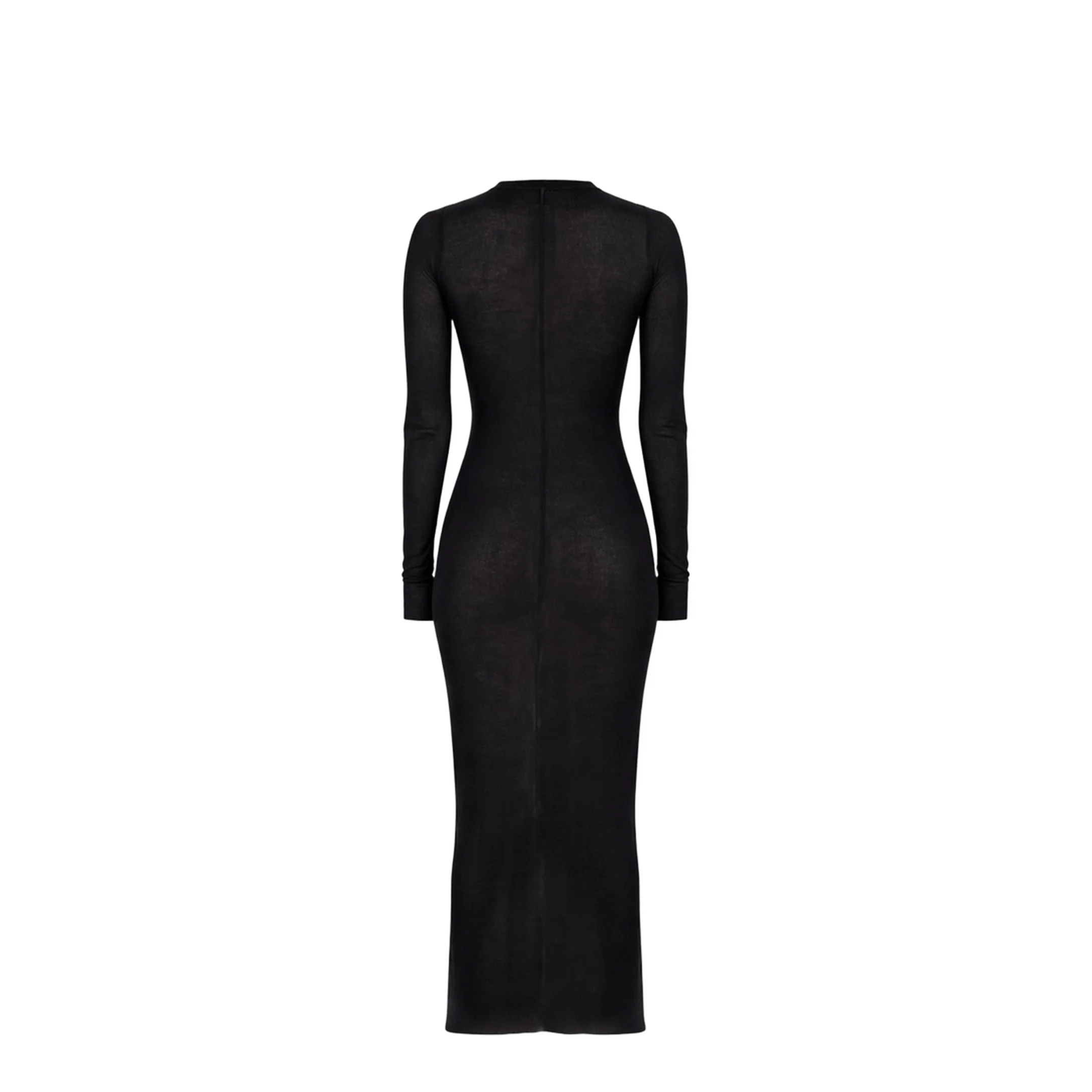 Long-Sleeved Midi Dress - Image 3