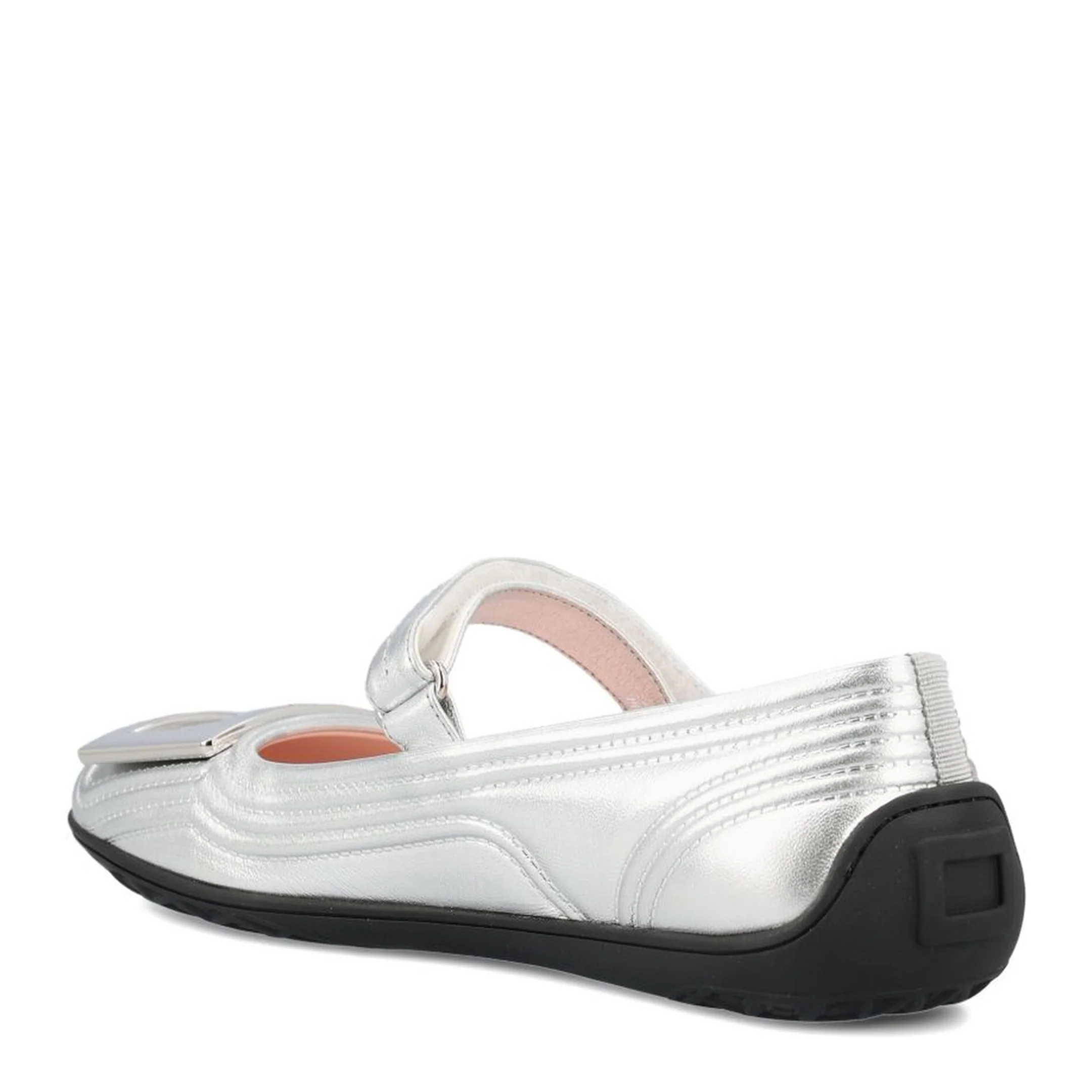 Flat Shoes Silver - Image 3
