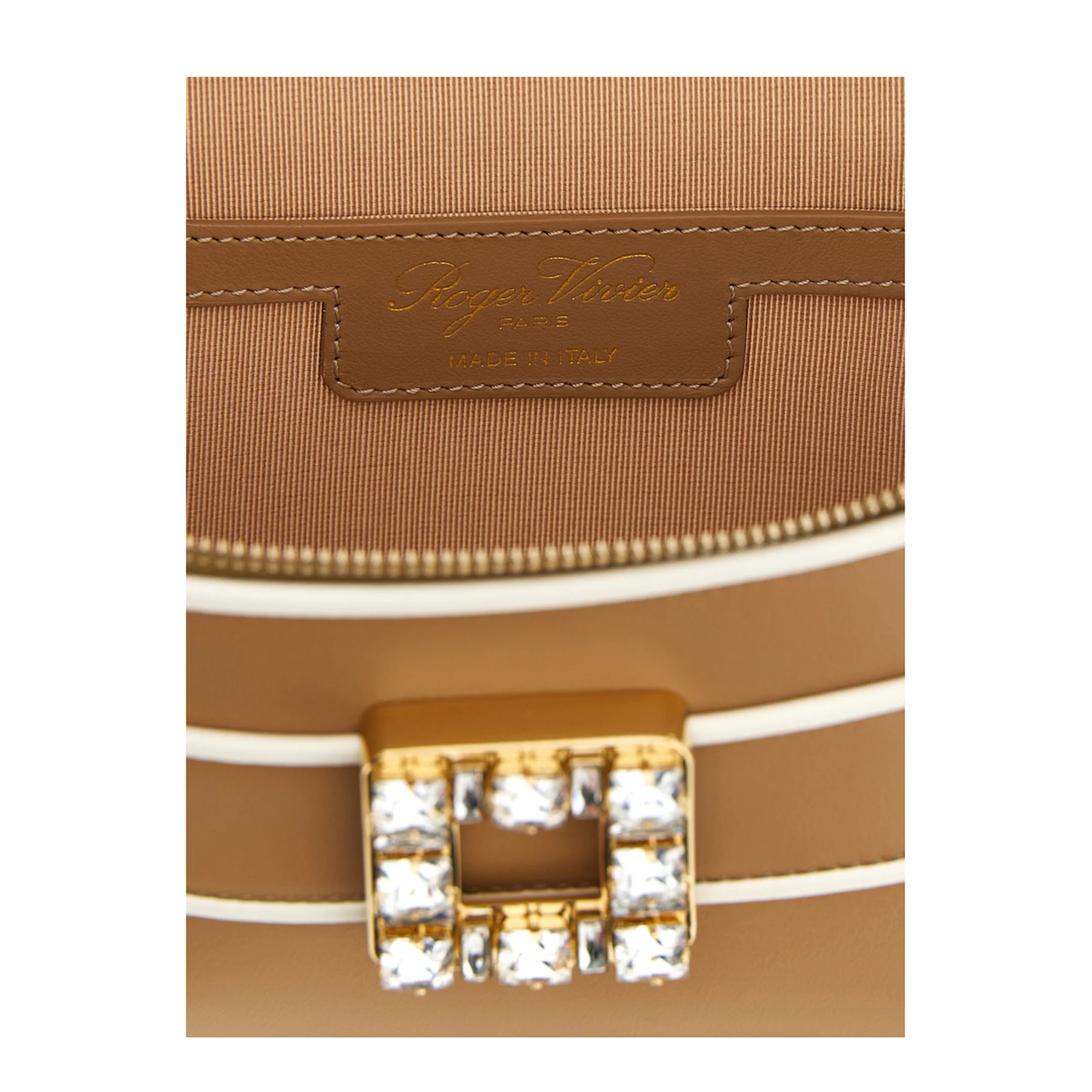 Vanity Très Vivier Micro Bag in Leather - Camel - Image 4