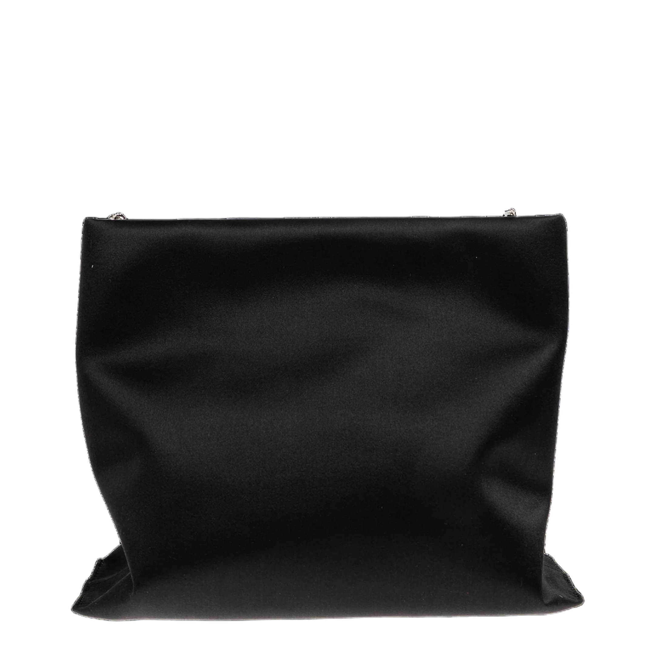 Trompette Chain Clutch Bag -  Black - Image 2