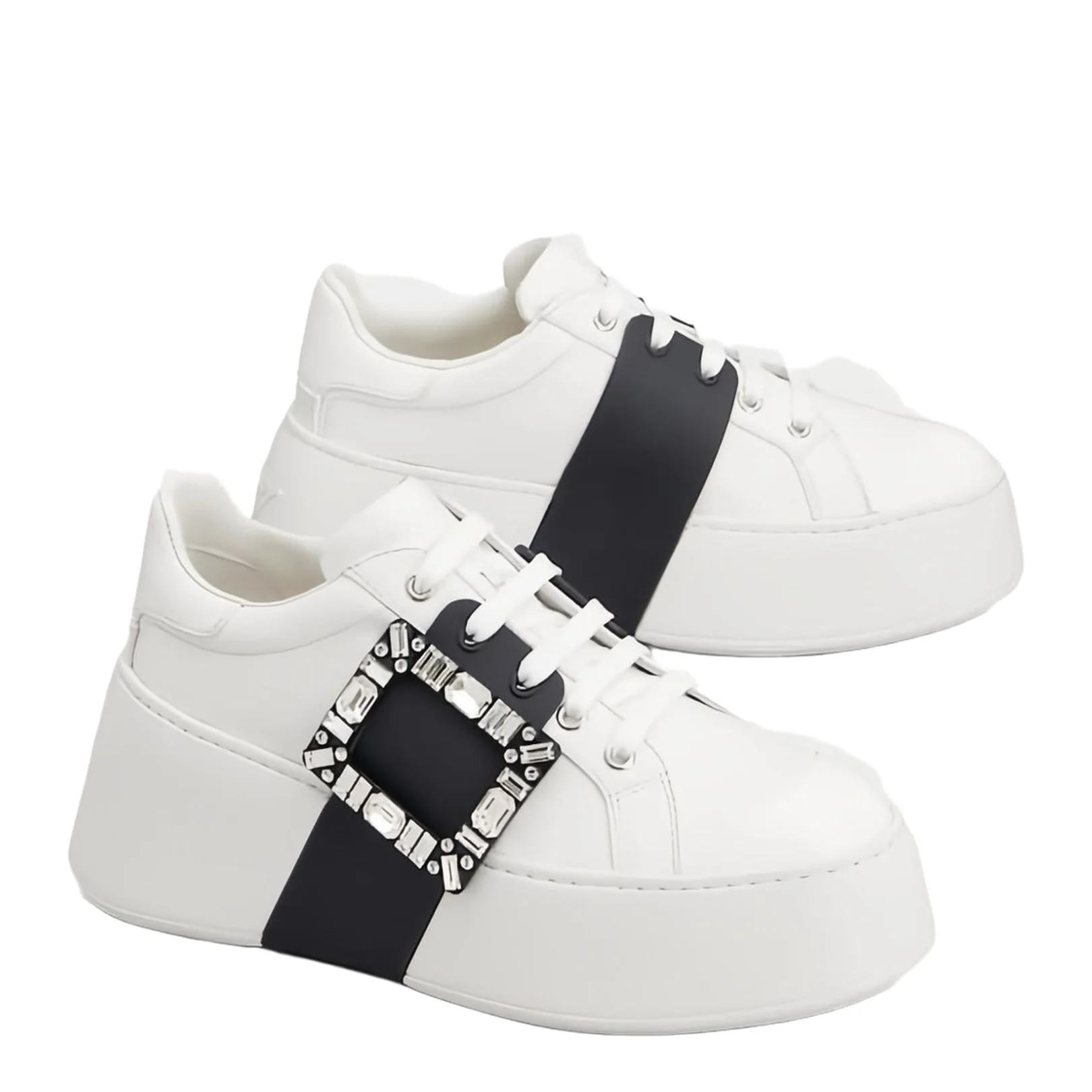Skate Sneakers in Leather - Image 2