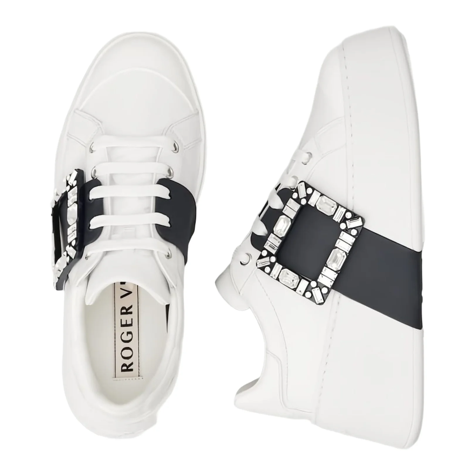 Skate Sneakers in Leather - Image 3