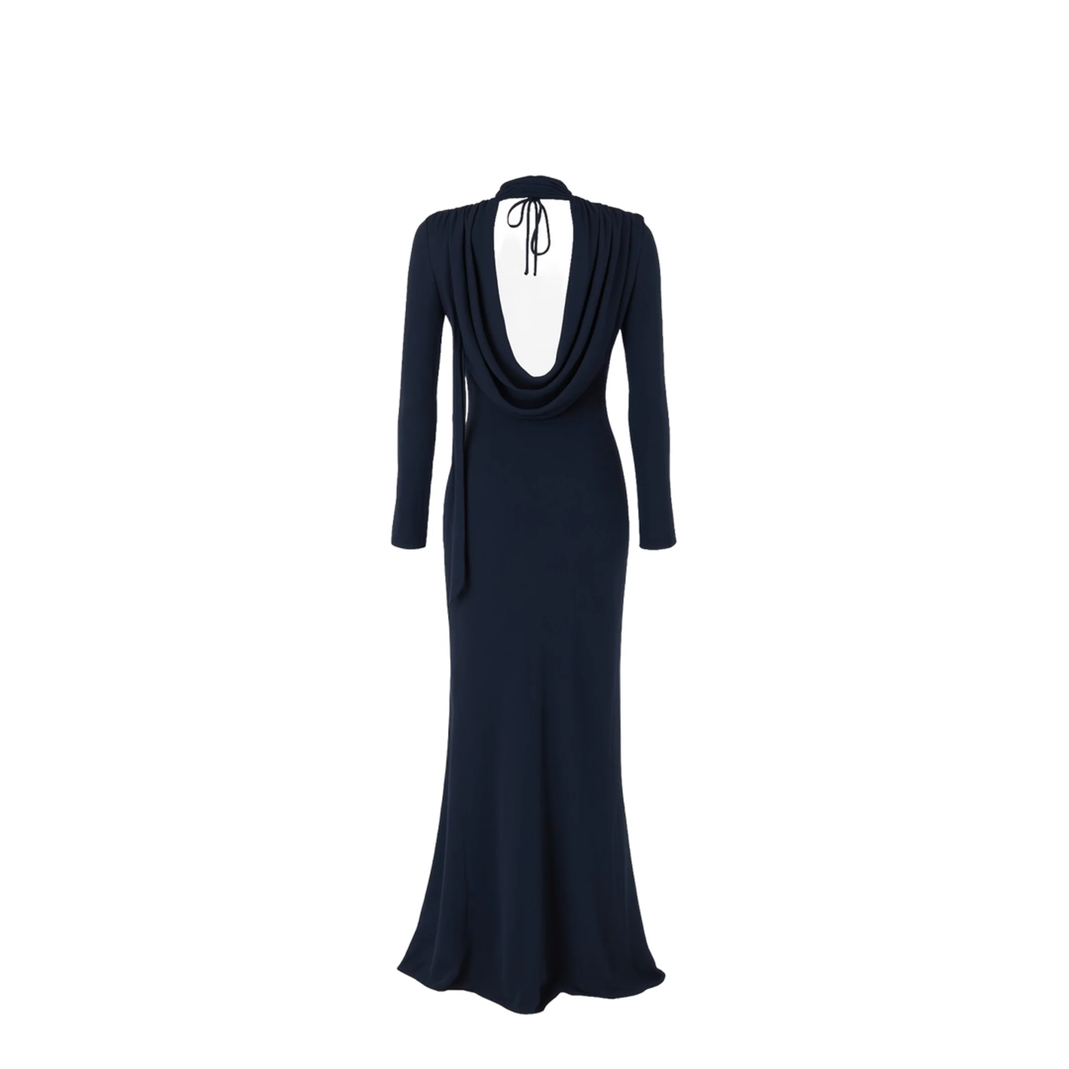 Long Draped Dress - Image 3