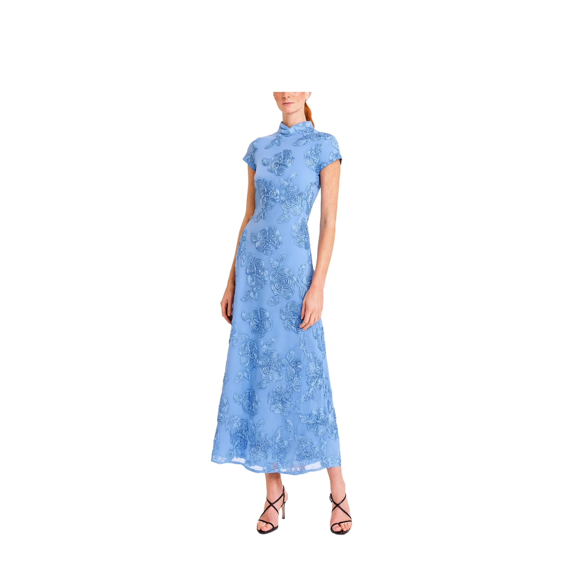 Long Half-sleeve Dress - Image 2