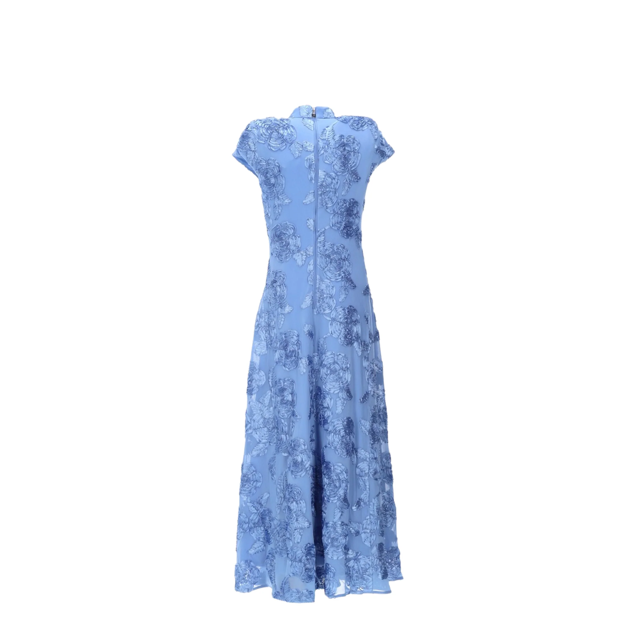 Long Half-sleeve Dress - Image 3