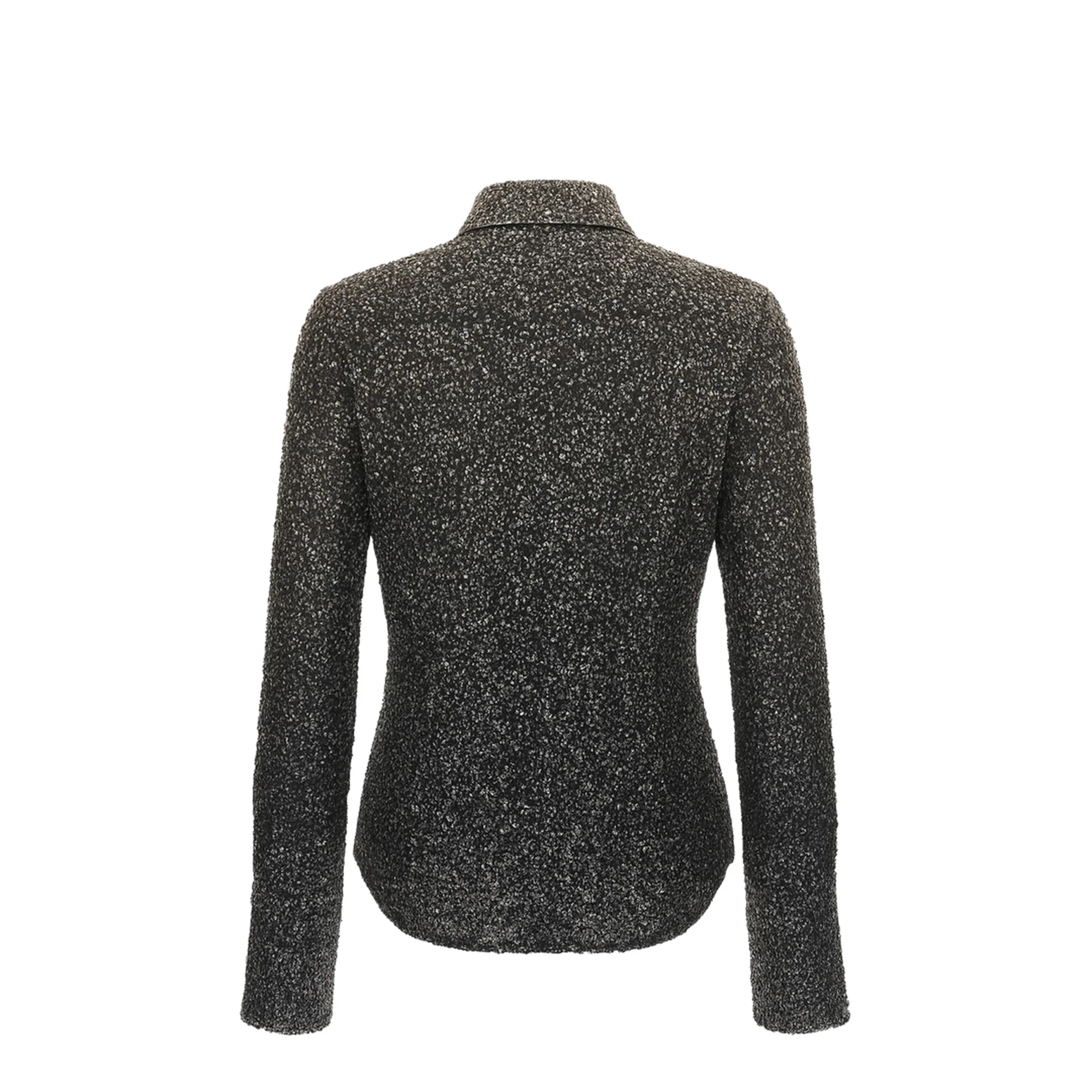 Shirt With Sequins in Black - Image 3