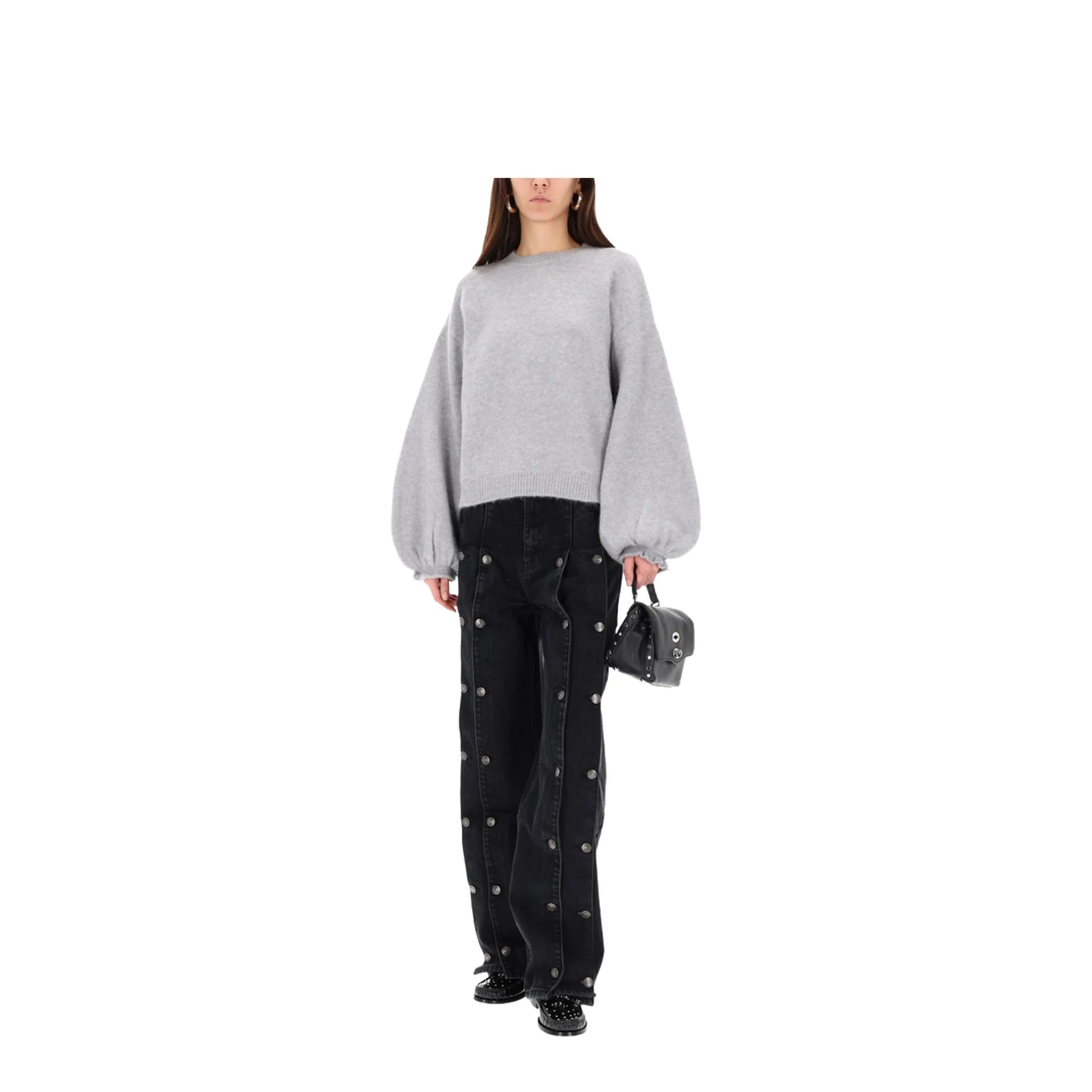 Sweater With Wide Sleeves - Image 2