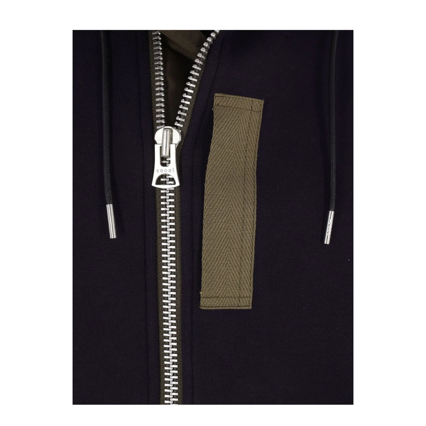 Hoodie with Bomber-Style Inserts - Image 3