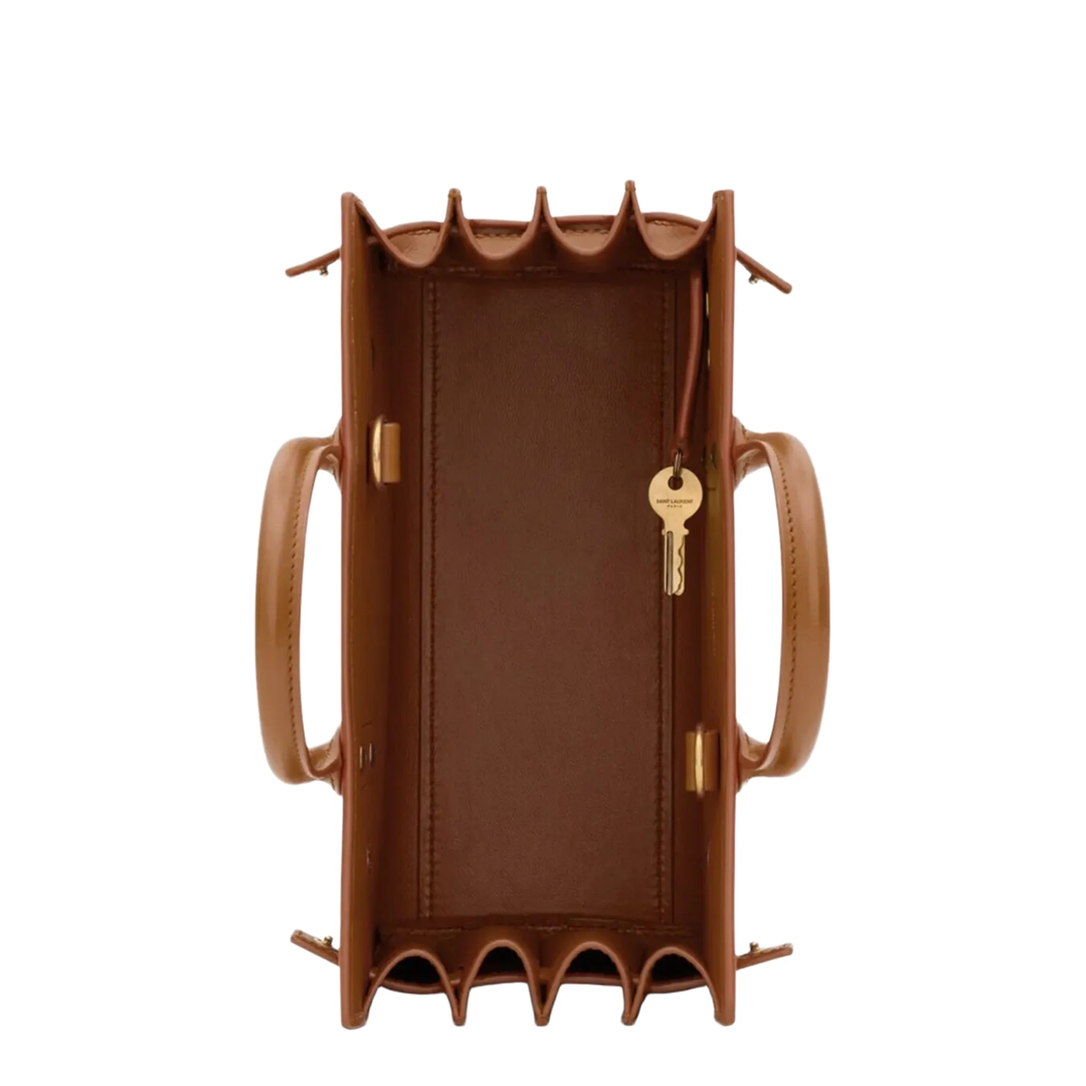 Sac de Jour Nano Leather Tote Bags - Brown - Image 5