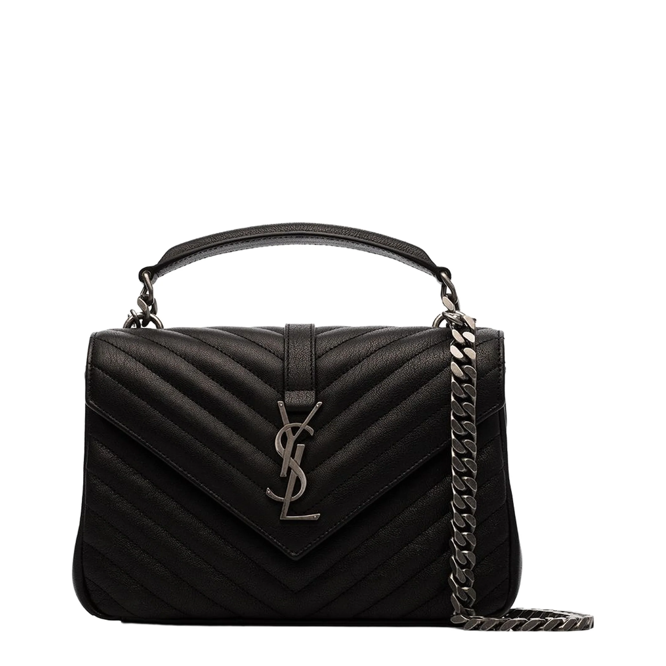 College Medium in Quilted Leather