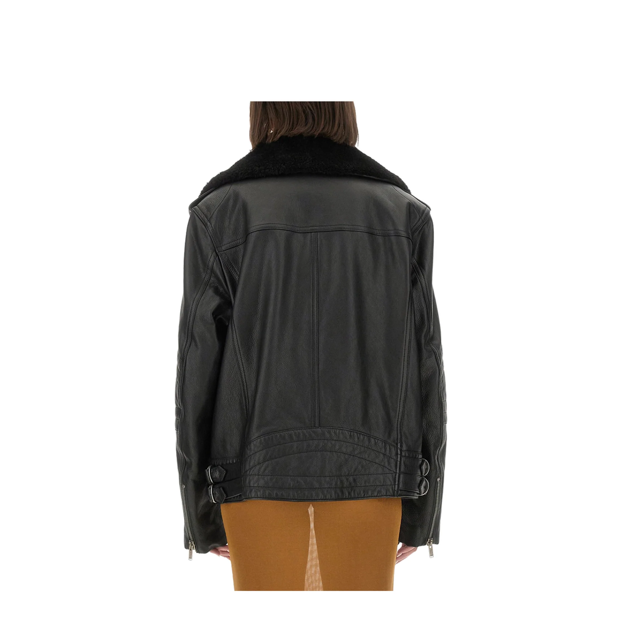 Leather Biker Jacket - Image 3