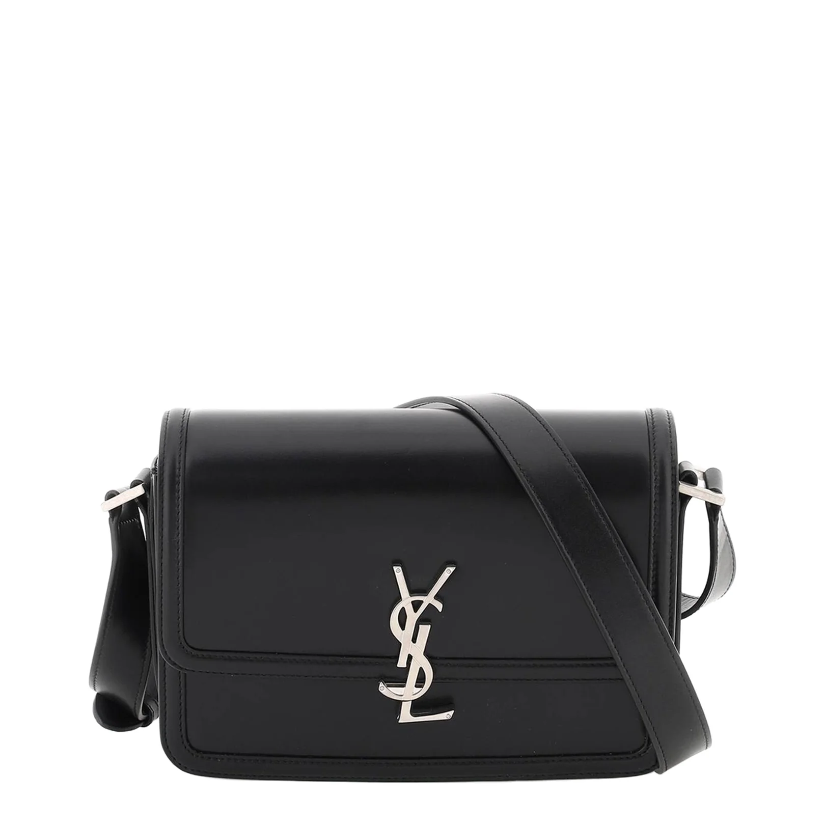 Solferino Medium Leather Crossbody Bags - Black - Image 5