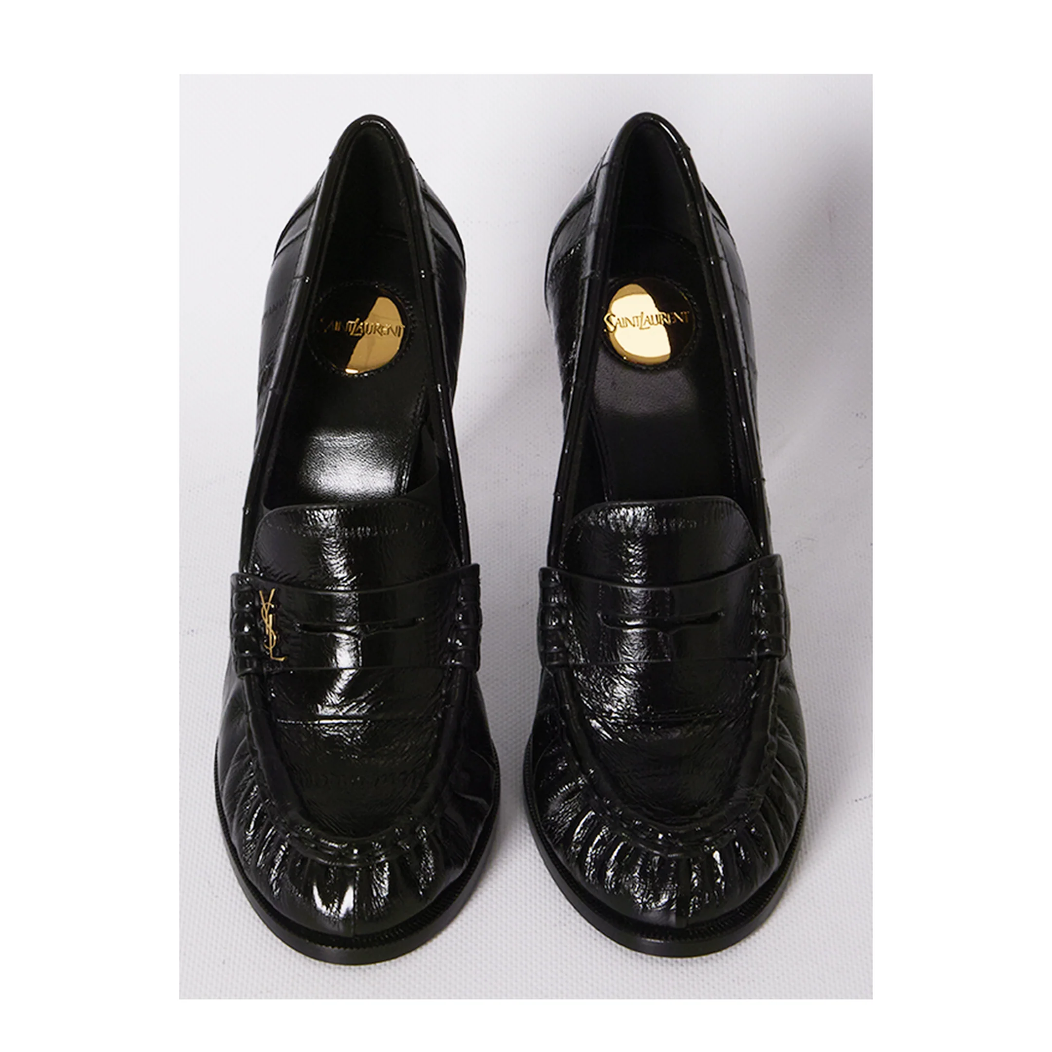 Loafer Pumps in Eel Skin - Image 5