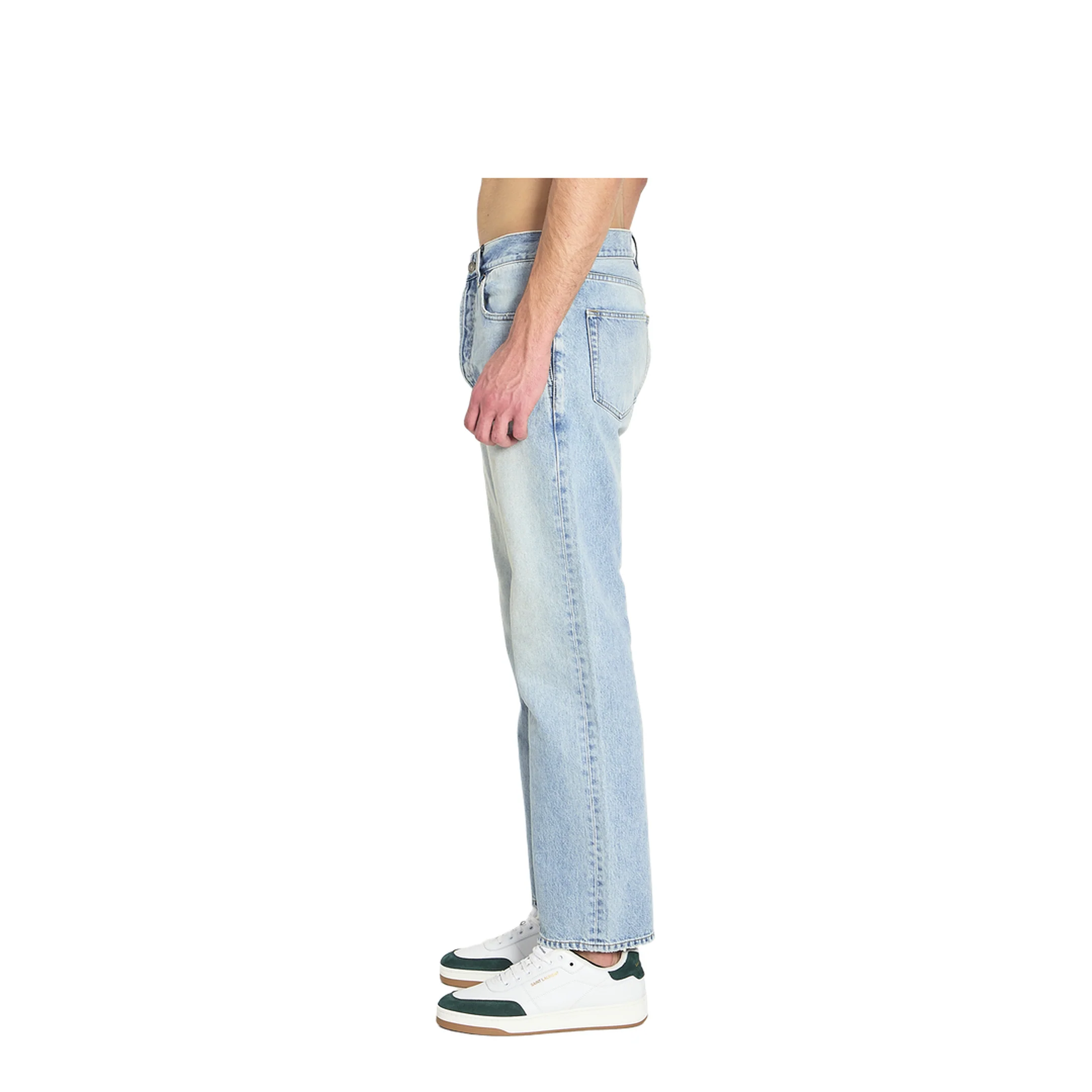 Loose Straight Denim Pants - Image 3