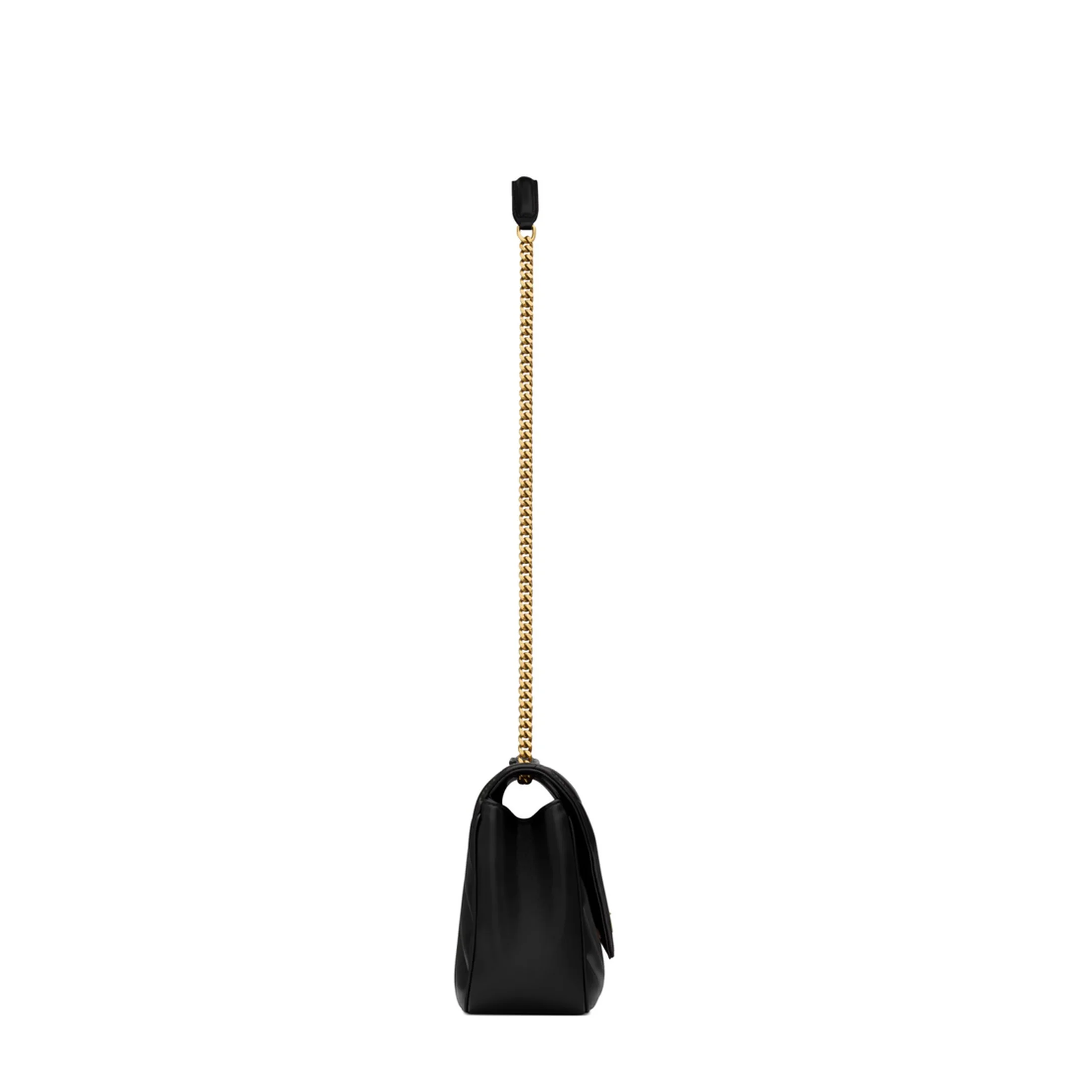 LOULOU Matelassé Lambskin Medium Shoulder Bags - Black - Image 3